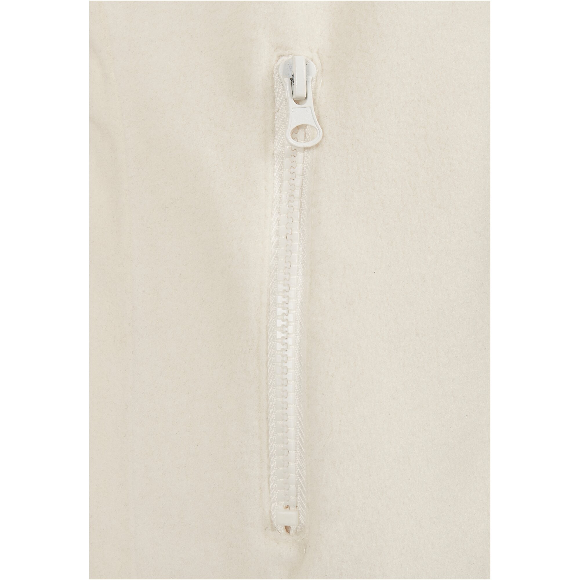 Urban Classics Ladies - Polar Fleece Zip Hoody white sand
