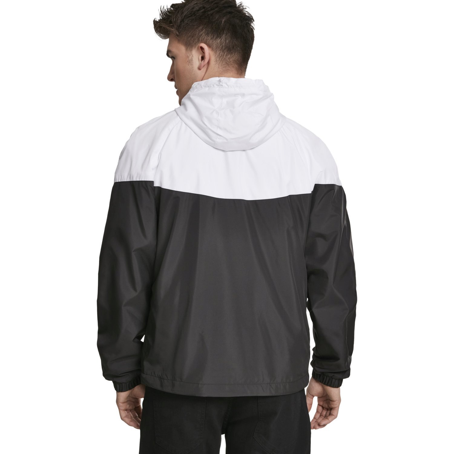 Urban Classics - TECH Coupe-vent Veste blanc / noir