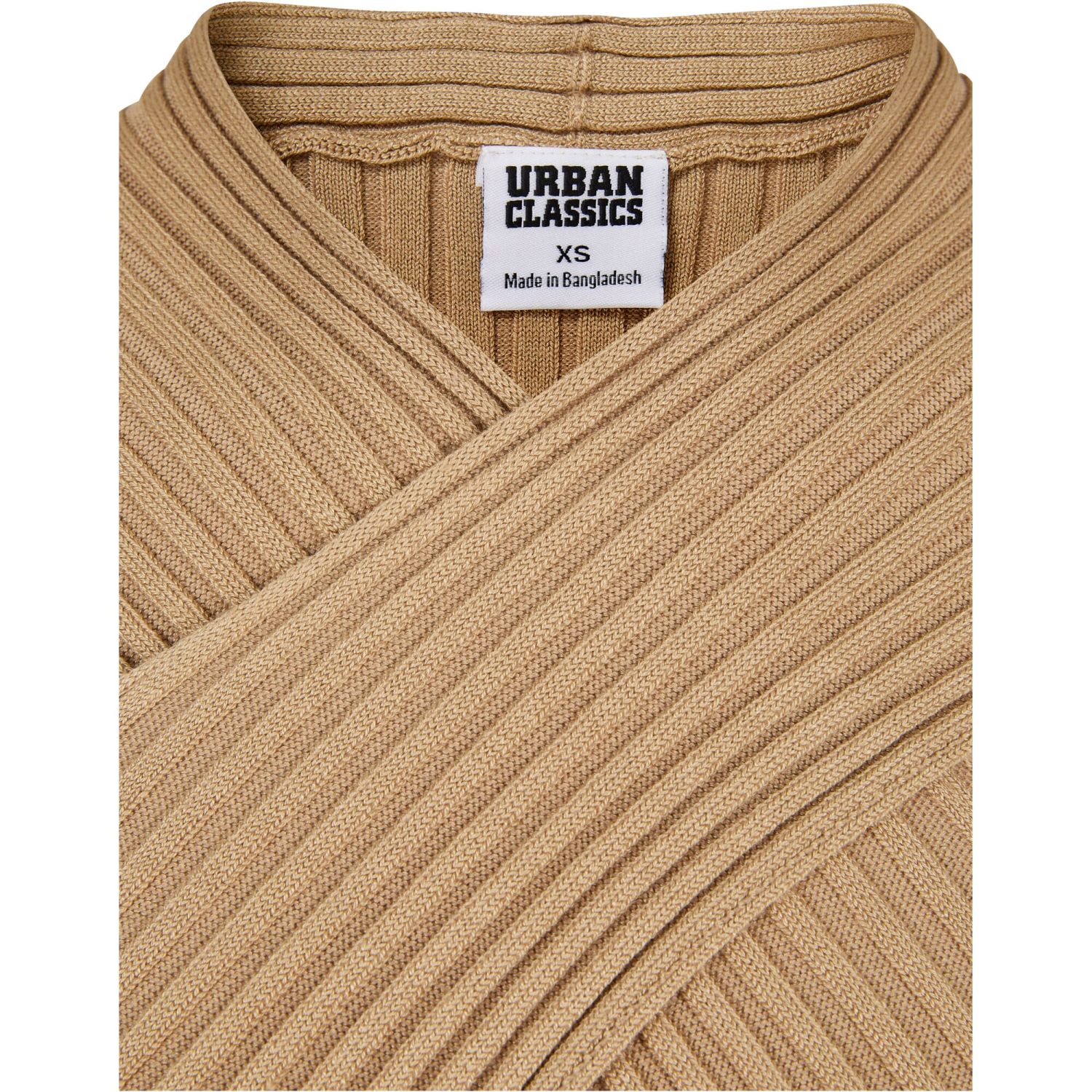 Urban Classics Ladies - Crossed RIB KNIT Kleid
