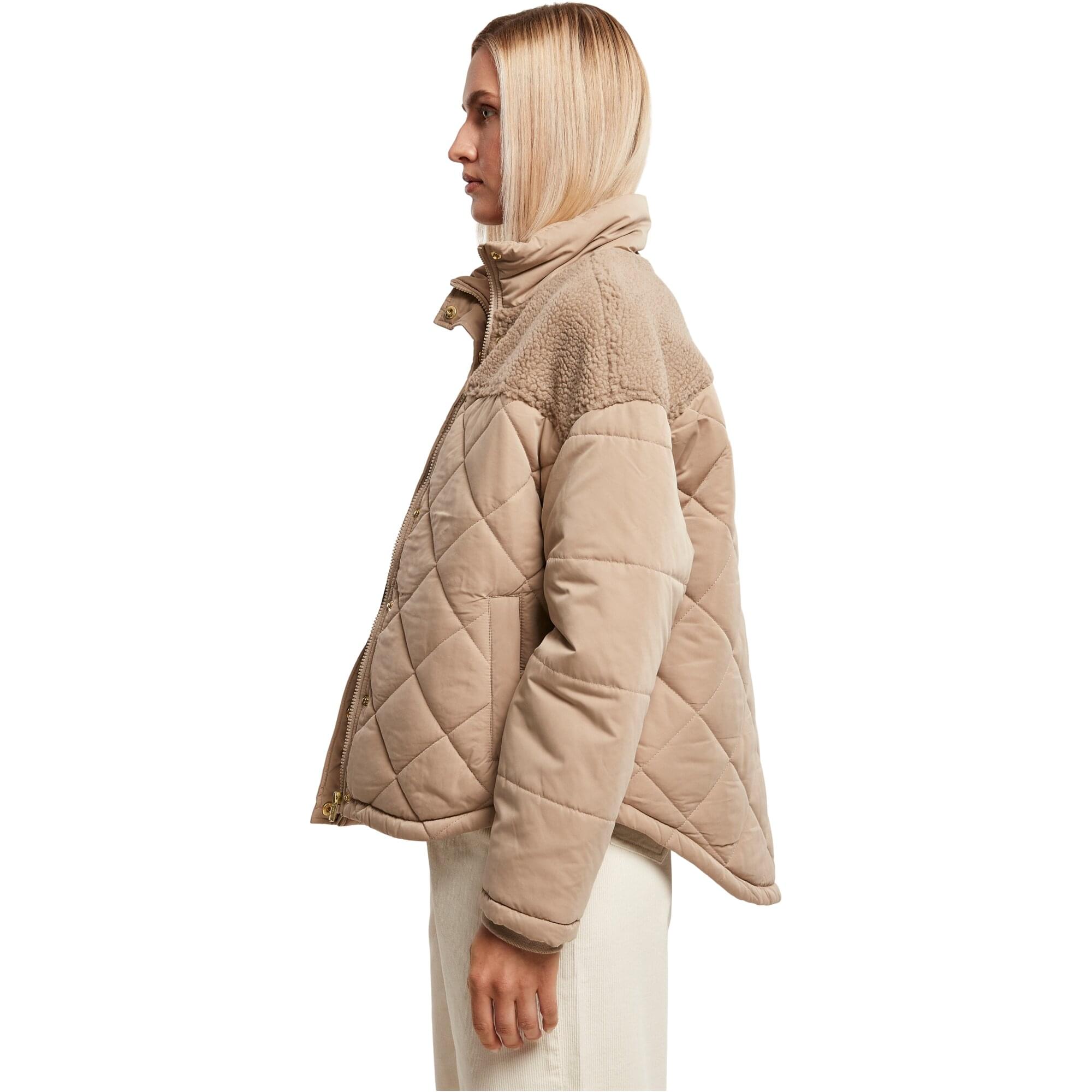 Urban Classics Ladies - Oversized Diamond Quilt Jacket