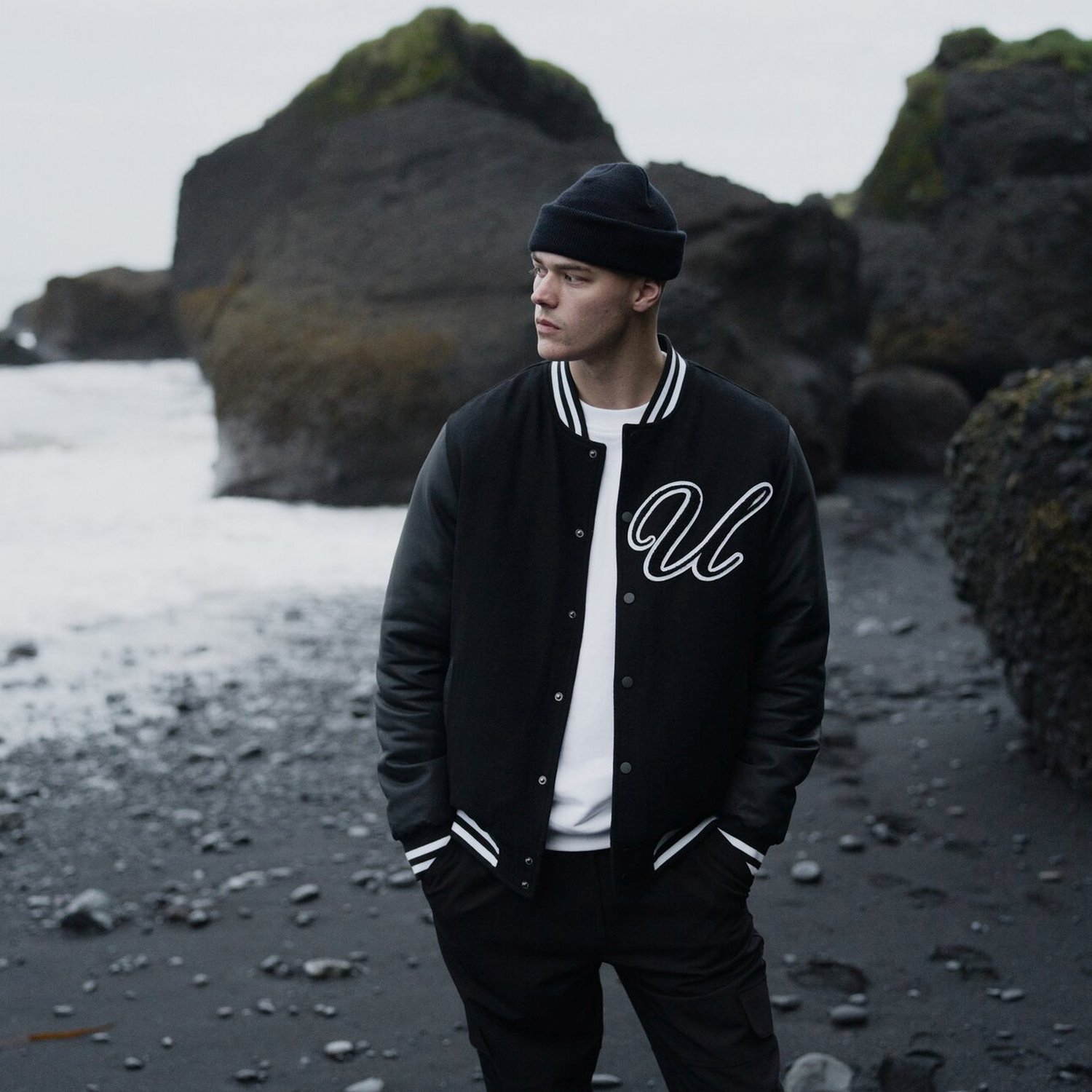 Urban Classics - Patch Oldschool College Jacket black