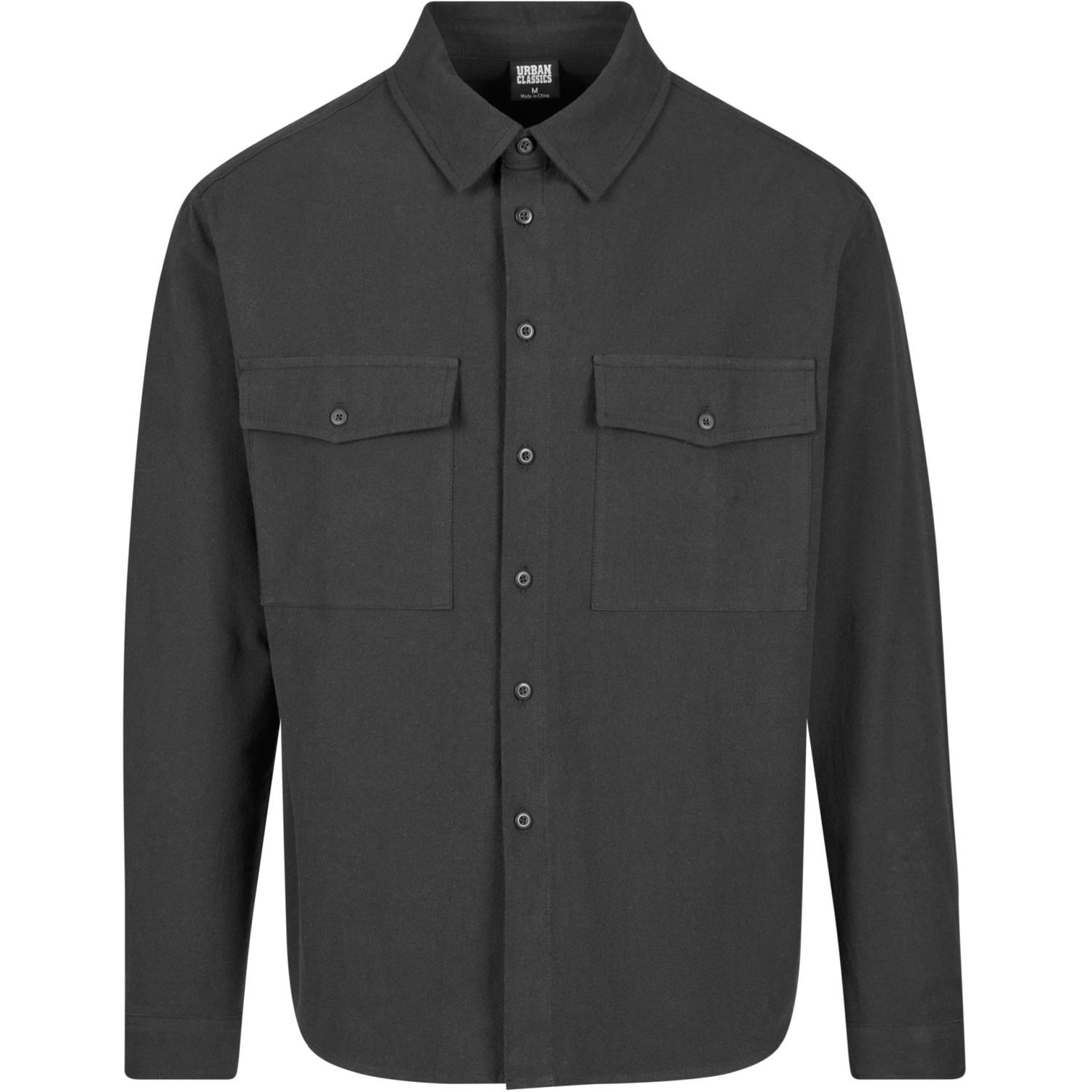 Urban Classics - Basic Crepe Shirt black