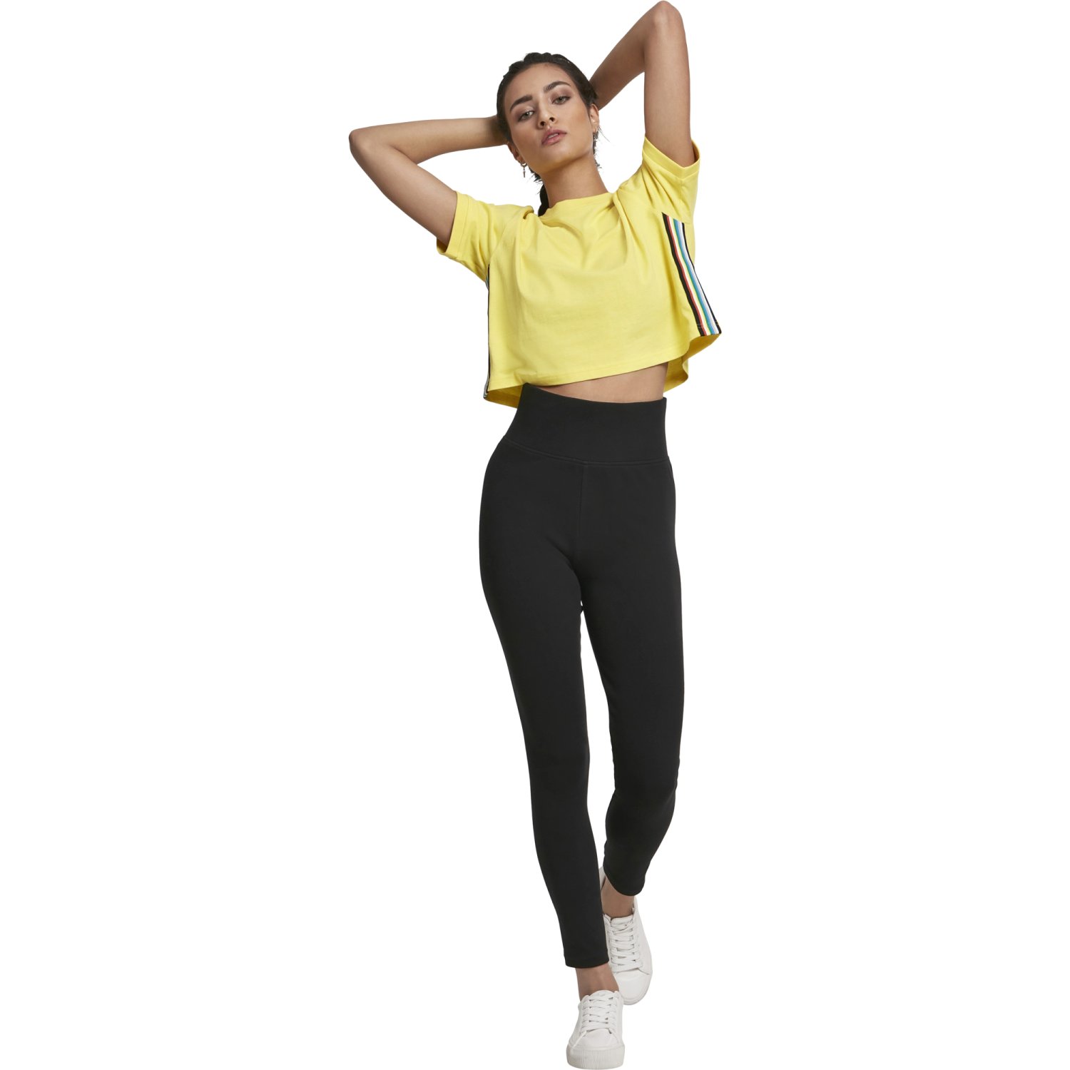 Urban Classics Ladies - High Waist Stretch Jersey Leggings