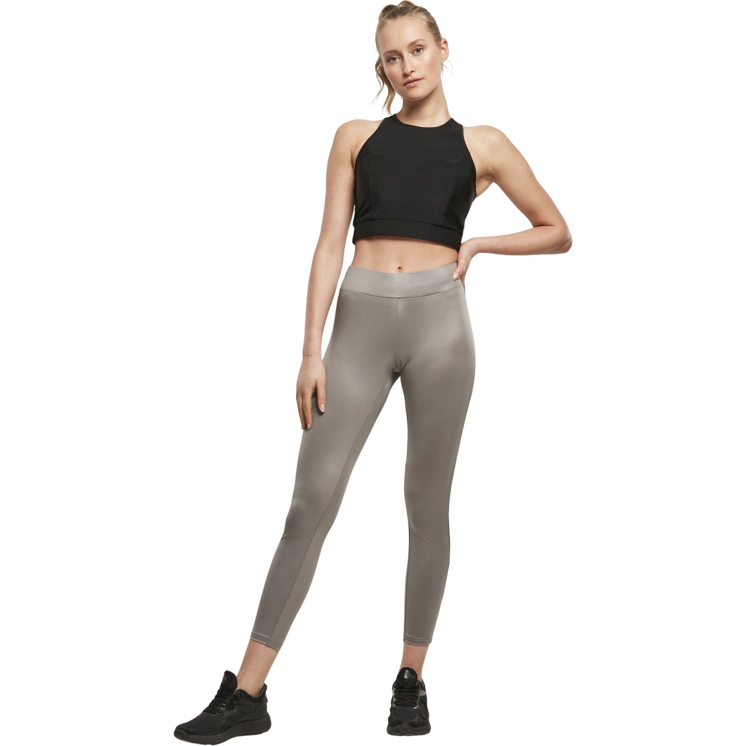 Urban Classics Ladies - Lederimitat Leggings
