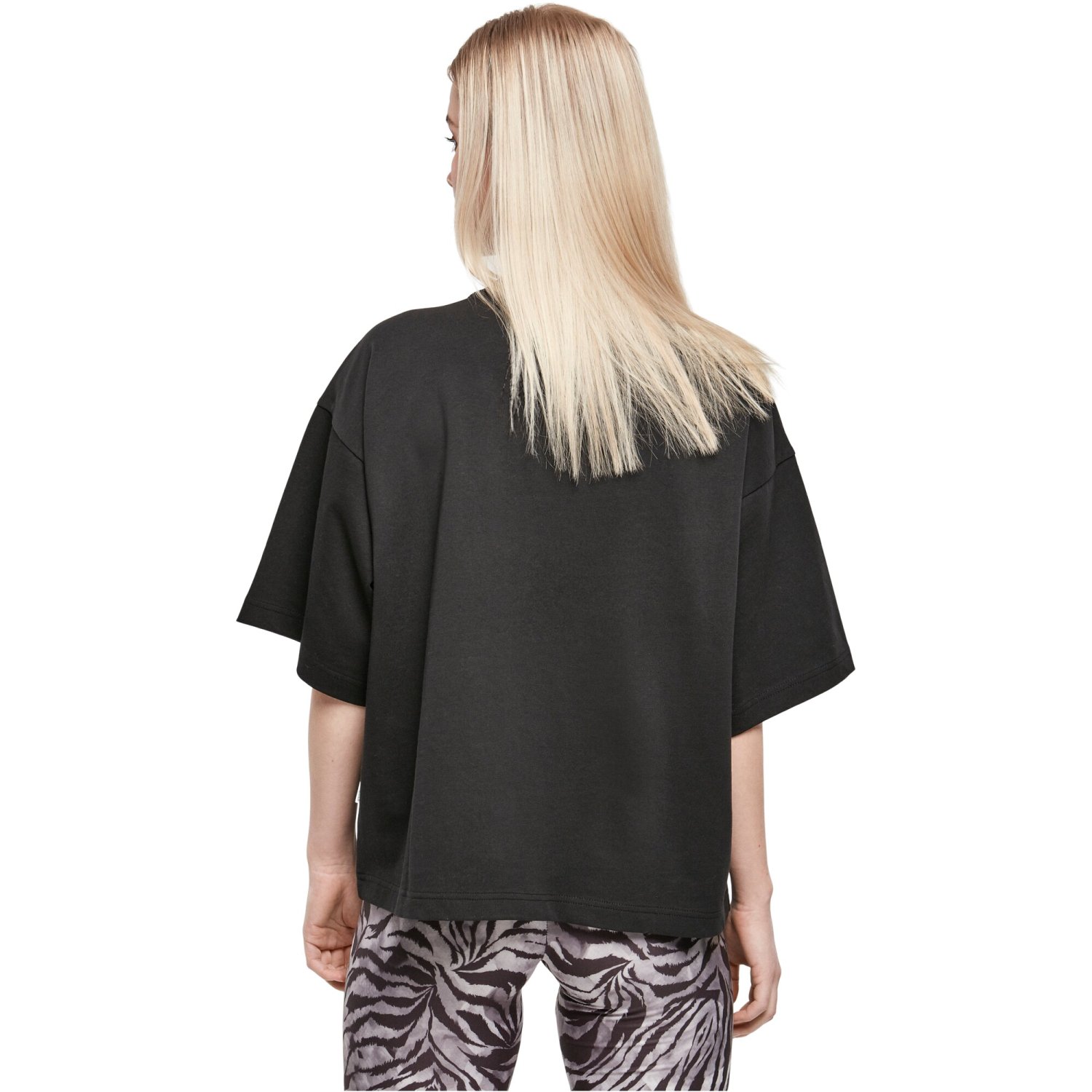 Urban Classics Ladies - Organic Oversized Shirt noir