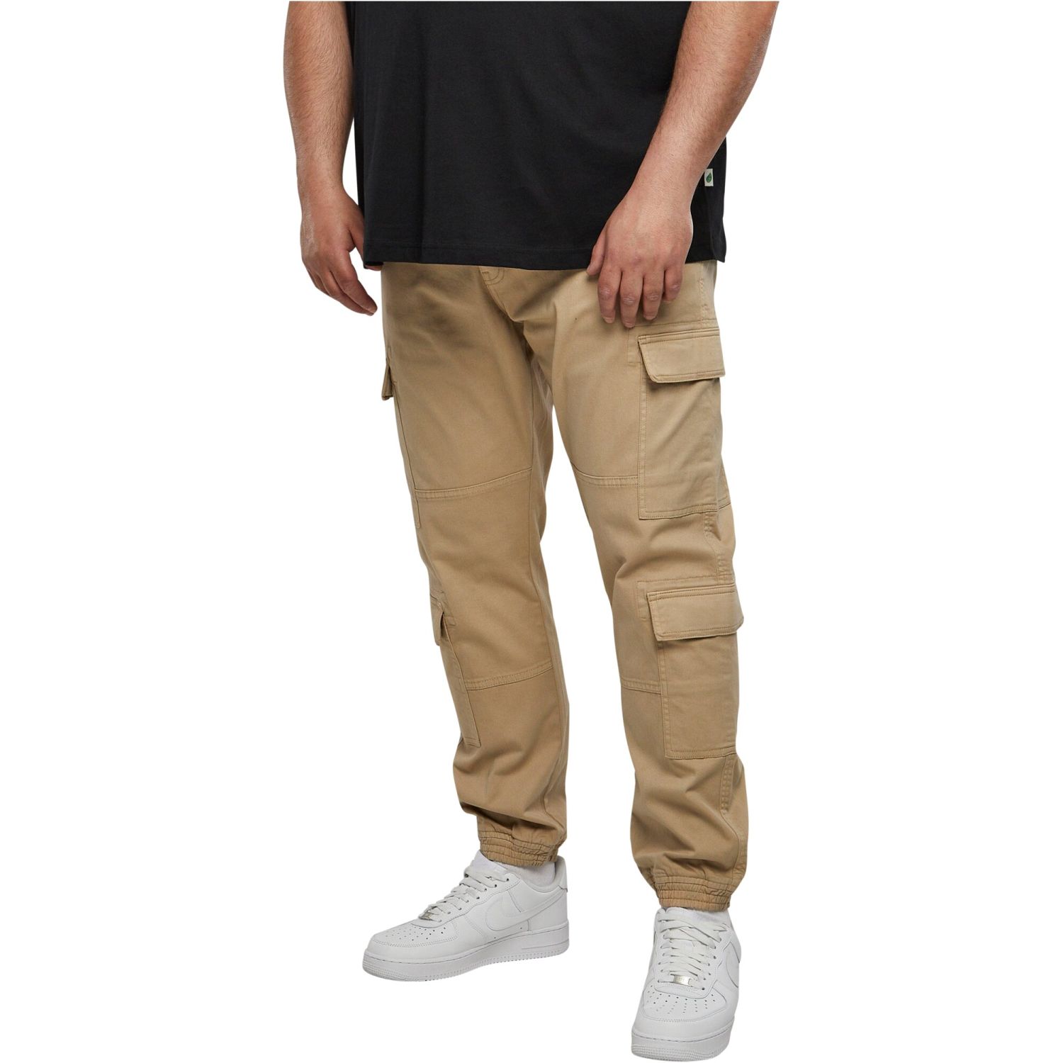 Urban Classics - Double Cargo Twill Jogging Pants beige