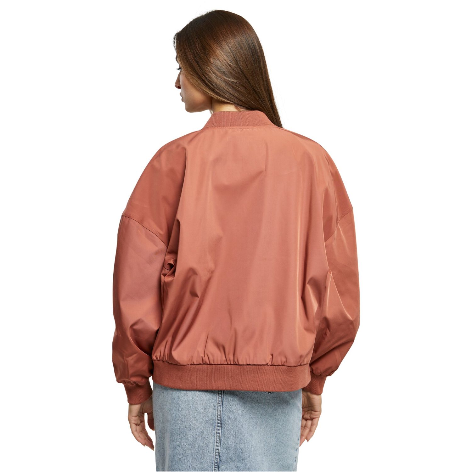 Urban Classics Ladies - Oversized Light Bomber Jacket terra
