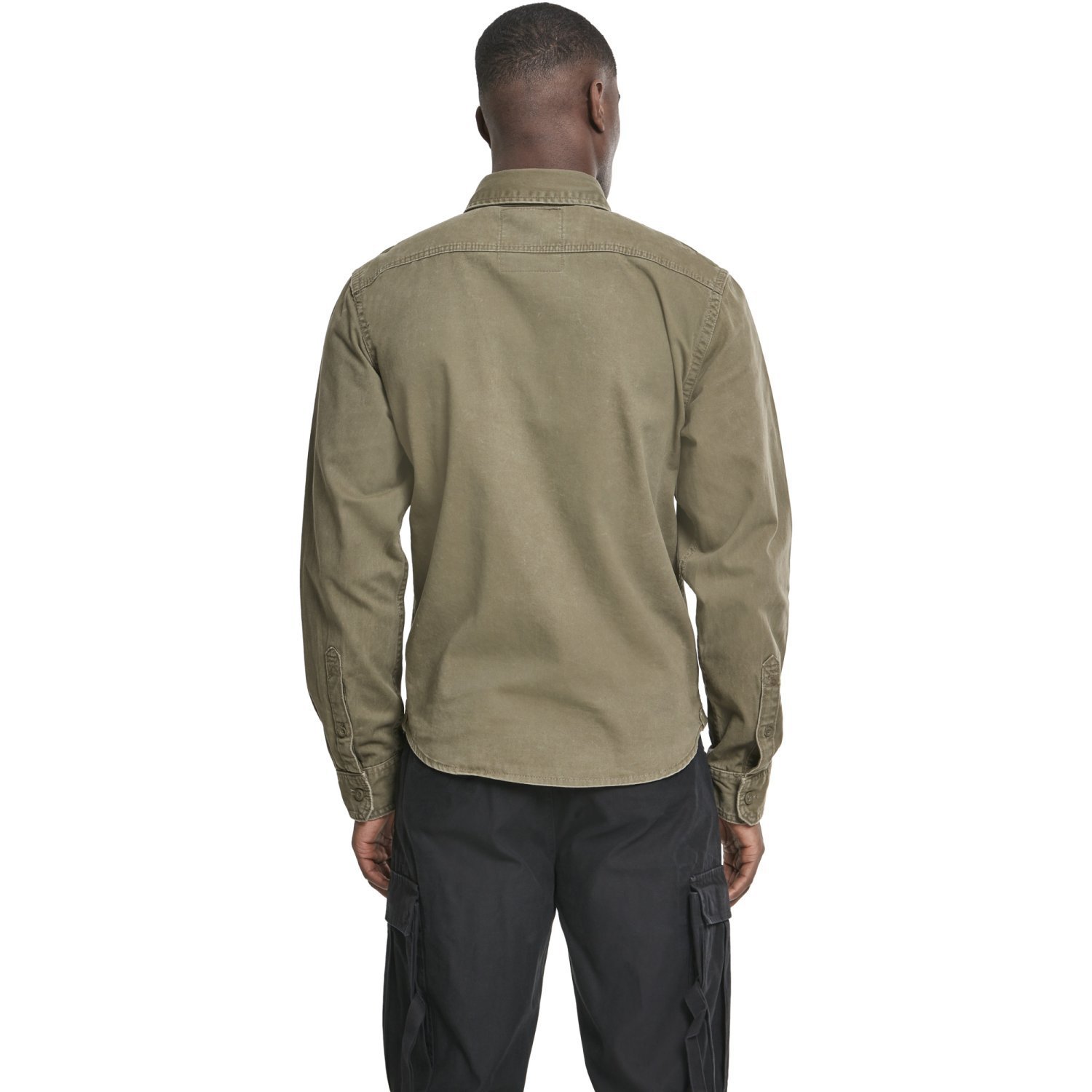 Brandit - VINTAGE Denim Shirt olive