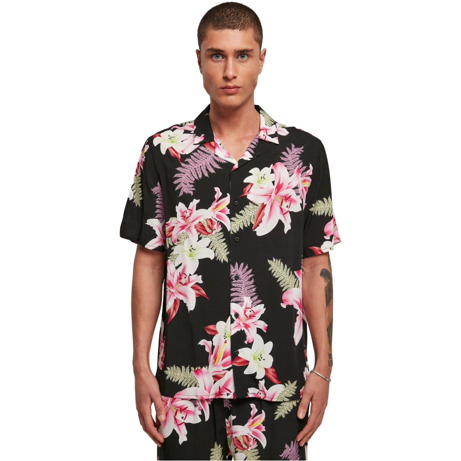 Urban Classics - Viscose Resort Shirt Chemise jungle