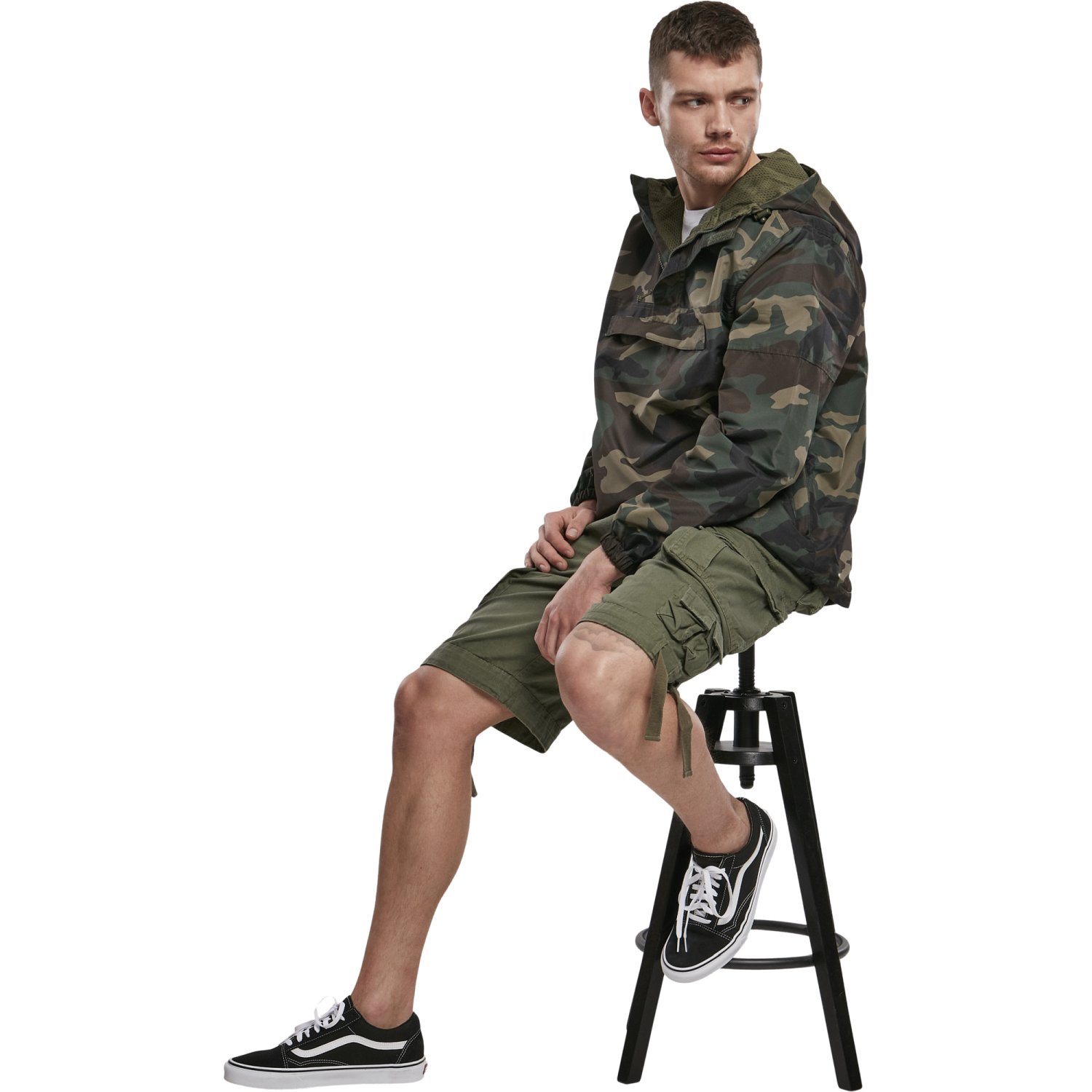 Brandit SAVAGE Vintage Worker Cargo Army Outdoor Shorts