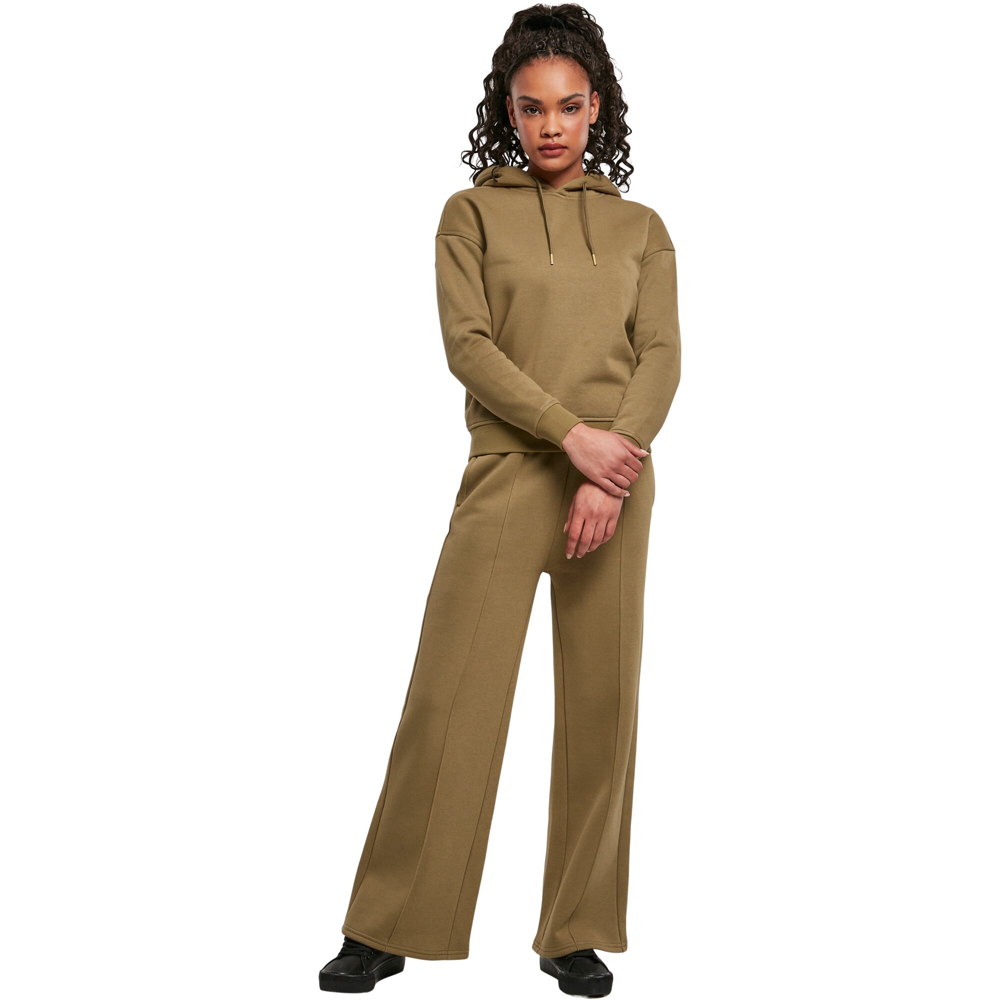 Urban Classics Ladies - BASIC Fleece Sweatshirt Hoody