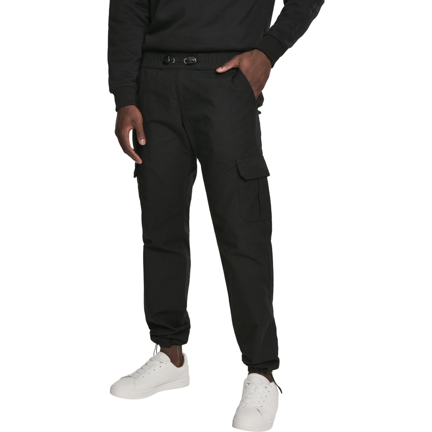 Urban Classics - RIPSTOP CARGO Jogging Pantalon noir