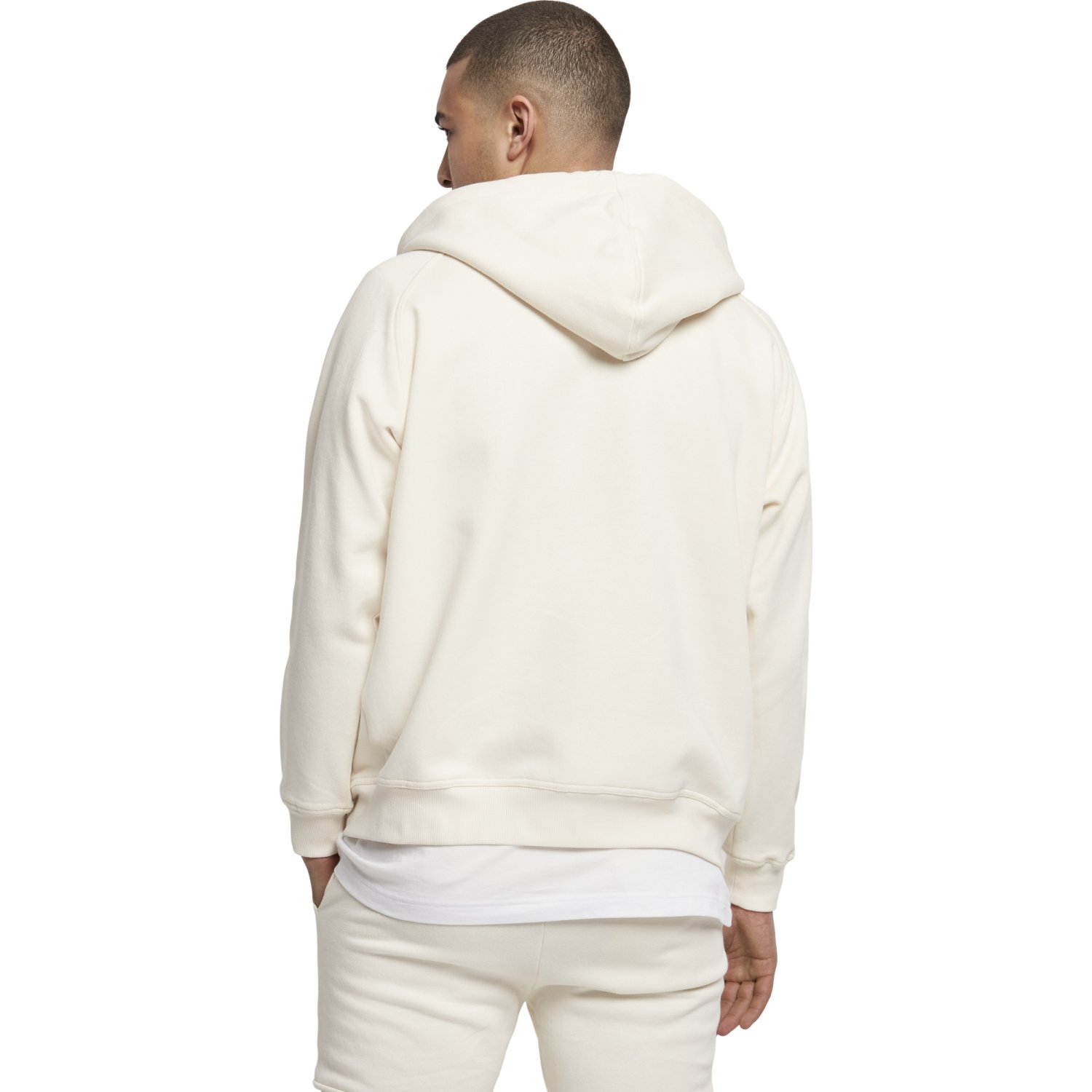 Urban Classics - Loose-Fit Zip Sweat à capuche sand beige