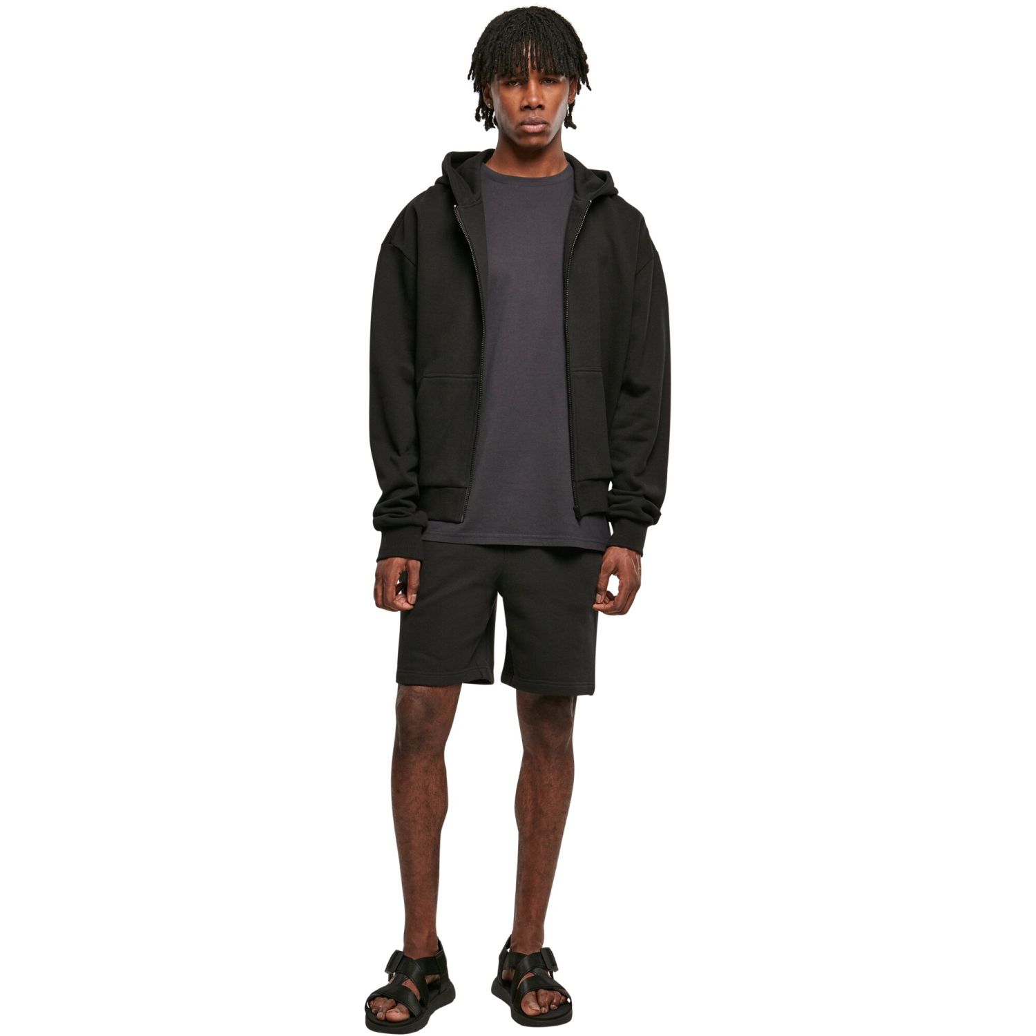 Urban Classics - Ultra Heavy Oversize Zip Hoody black