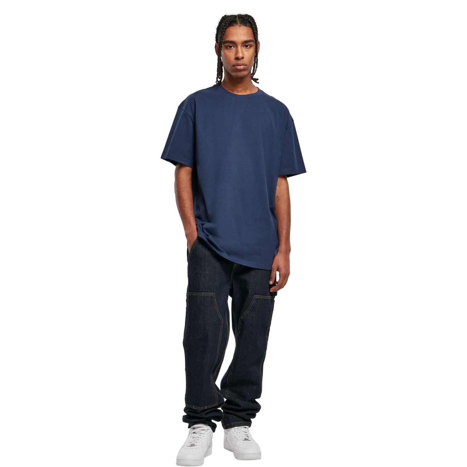 Urban Classics - HEAVY Oversized Shirt dark blue