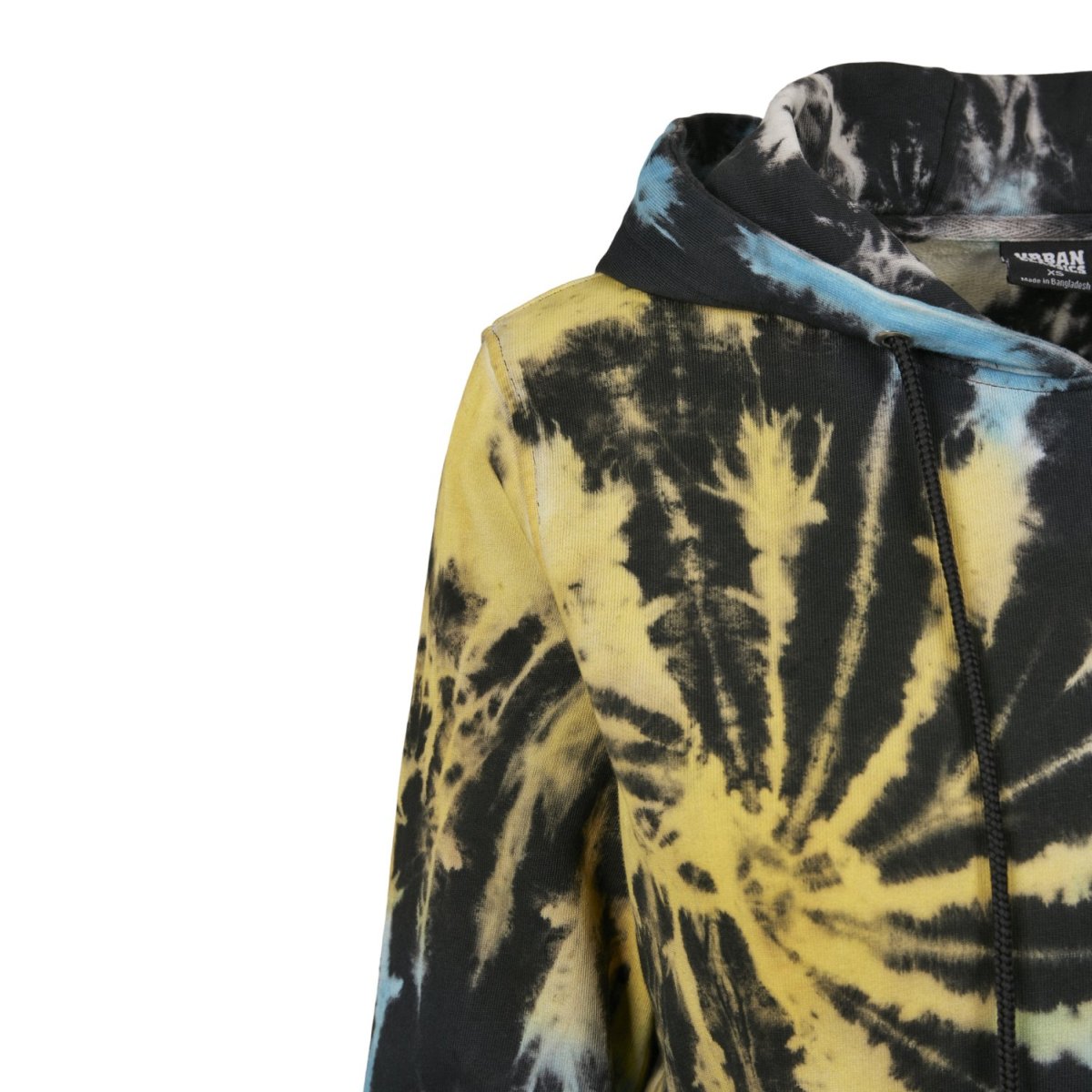 Urban Classics Ladies - Tie Dye Hoody noir