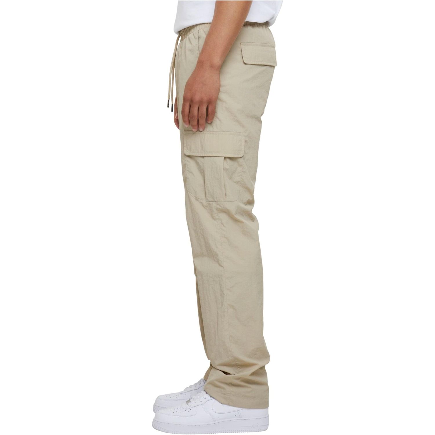 Urban Classics - Straight Leg Nylon Cargo Pantalon beige