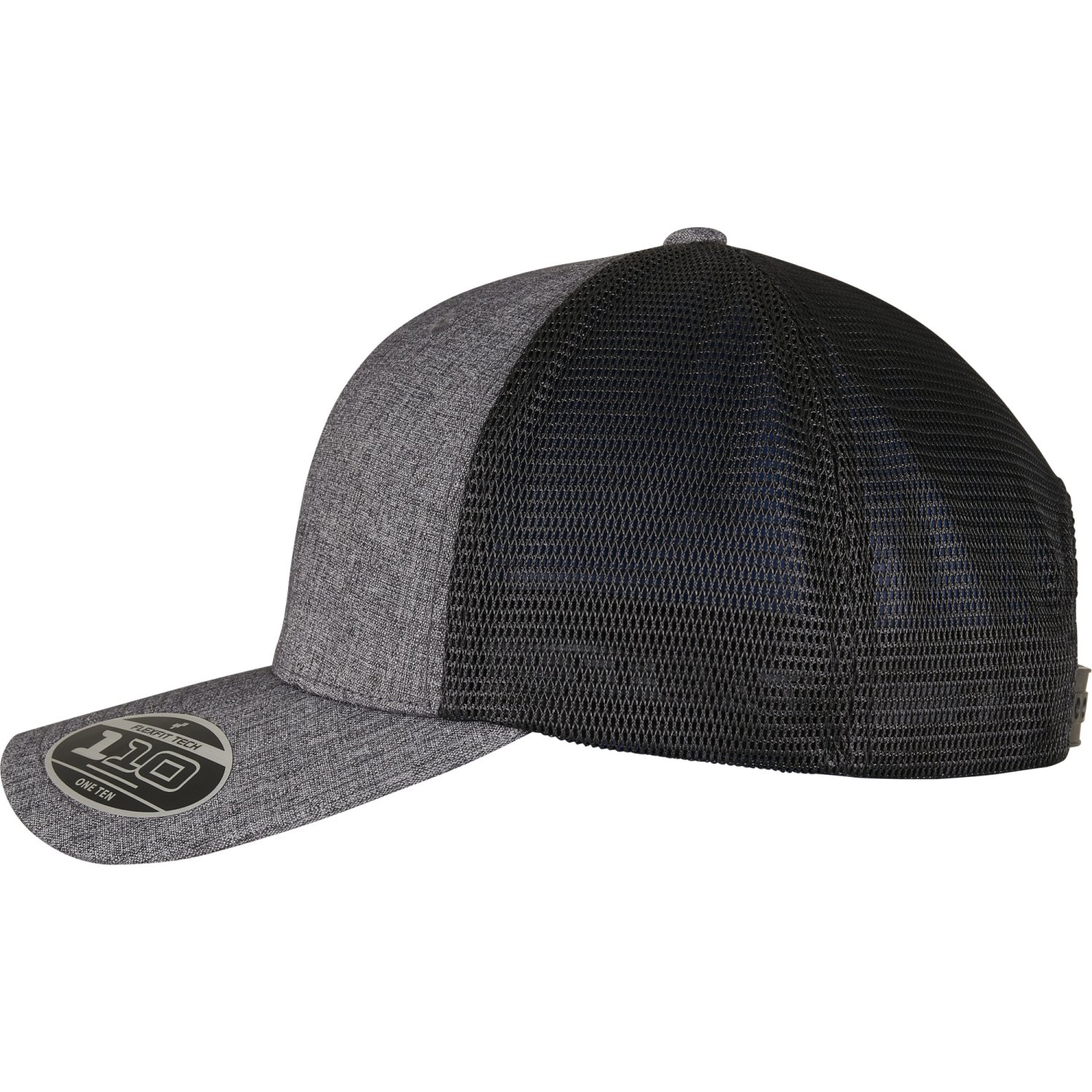 Flexfit 110 Trucker Mesh Snapback Cap melange