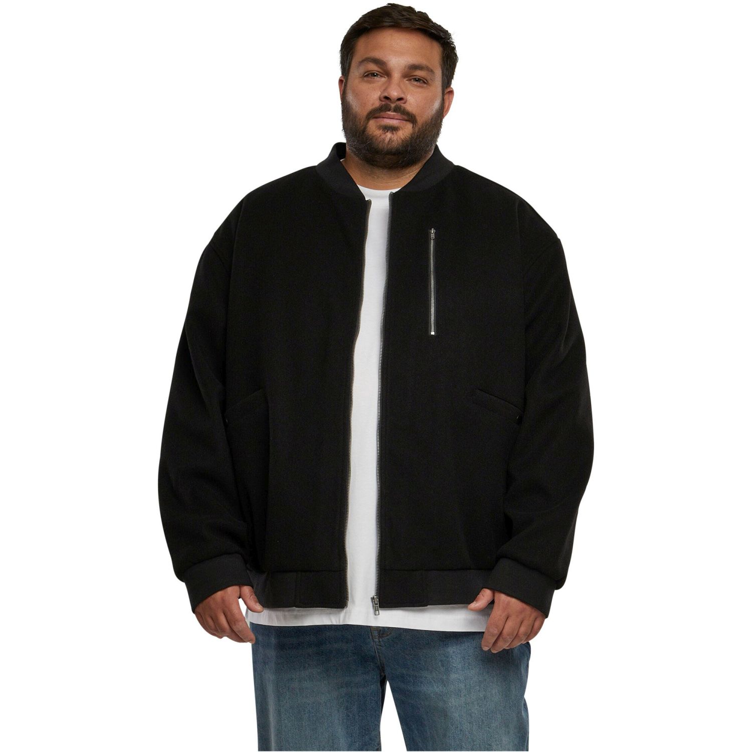 Urban Classics - Bomber Blouson Veste noir