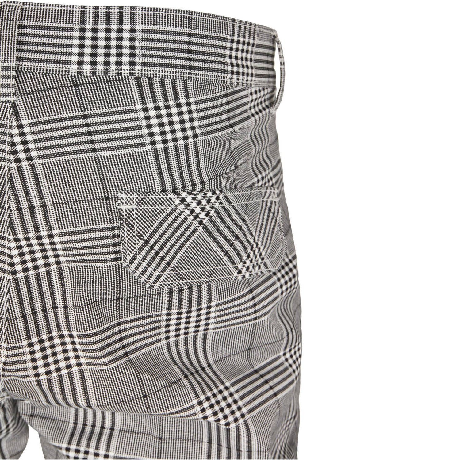 Urban Classics - Glencheck Cargo Jog Pants grey
