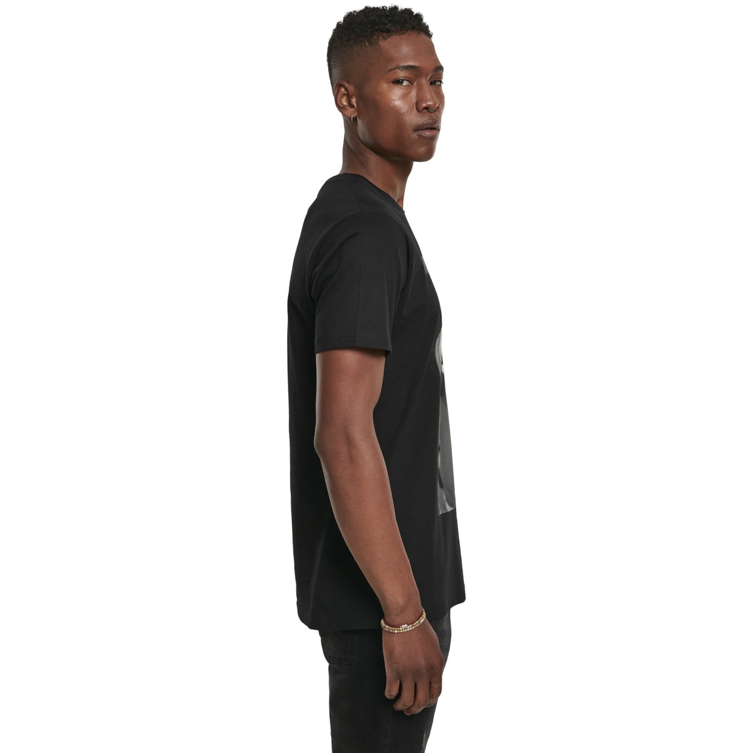 Mister Tee Shirt - PISTOLE ROSE schwarz