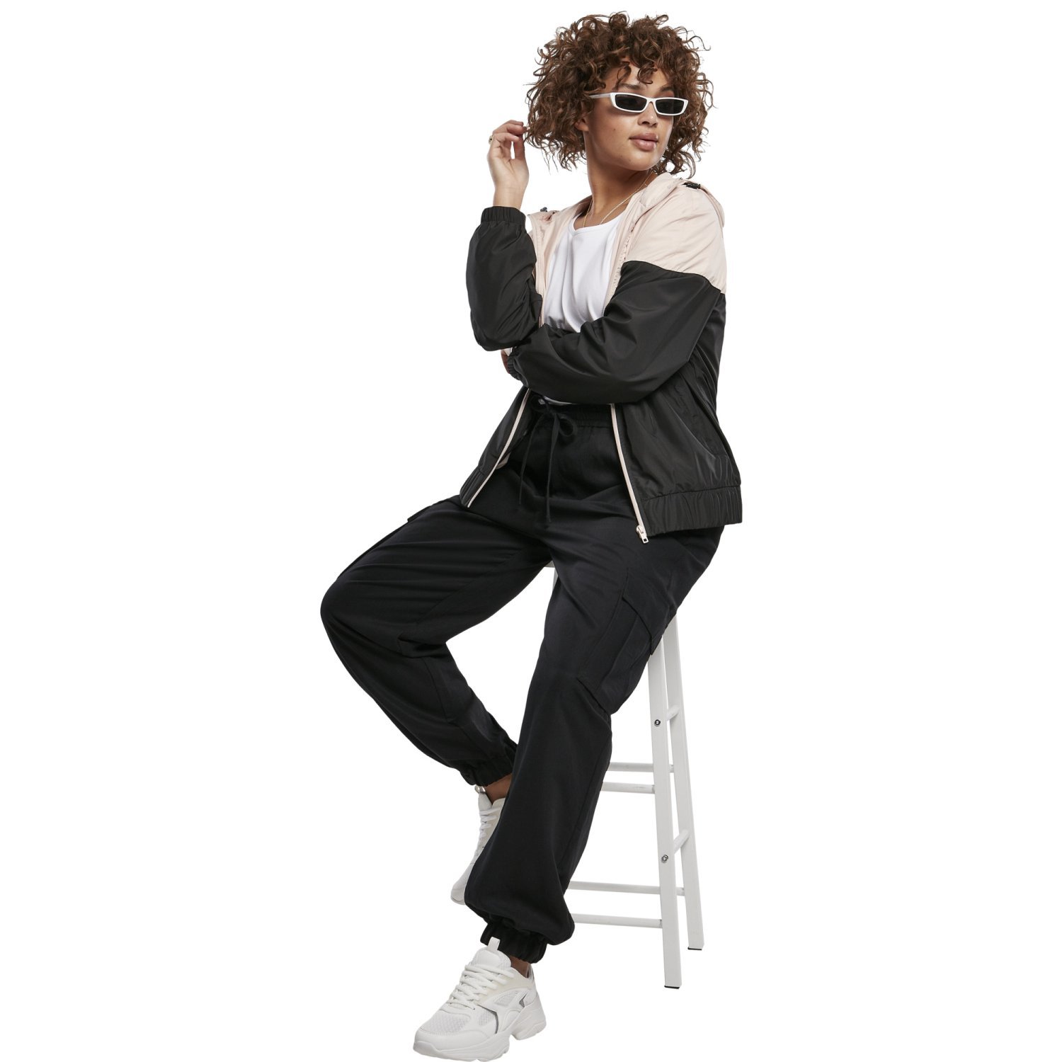 Urban Classics Ladies - CARGO Loose-Fit Twill Sweatpants