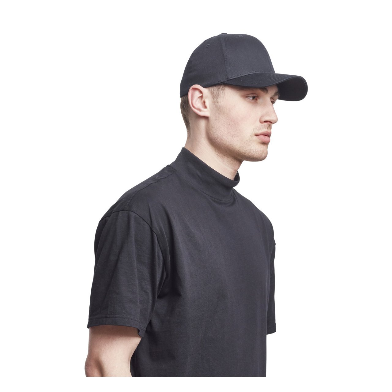 Flexfit Organic Cotton Stretchable Cap - black