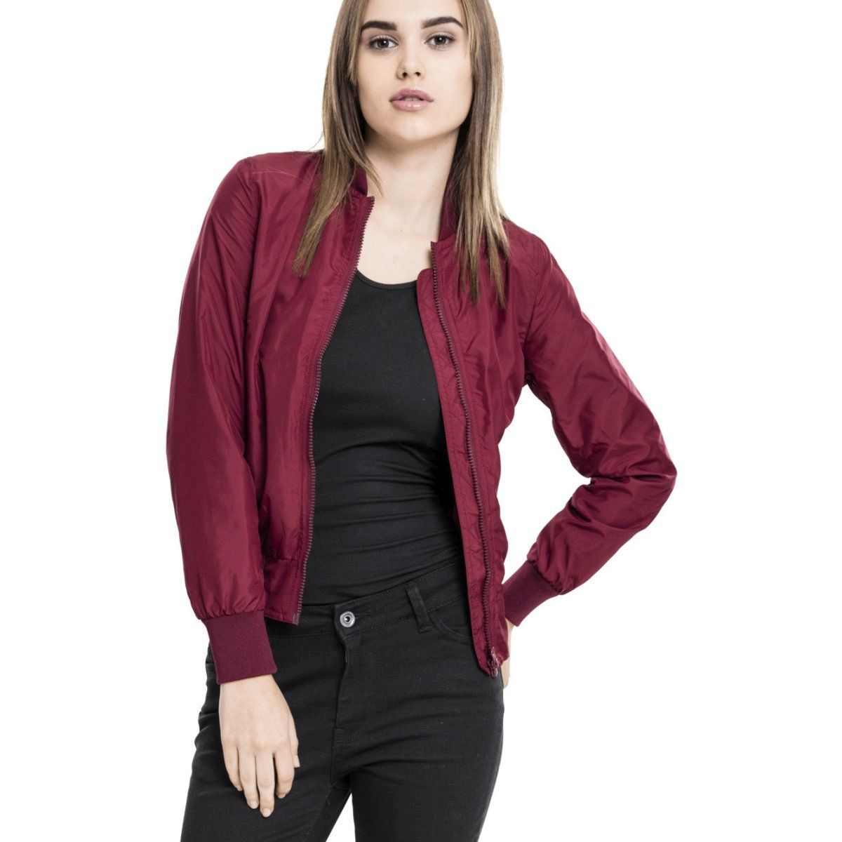Urban Classics Ladies - LIGHT BOMBER Leichte Übergangs Jacke