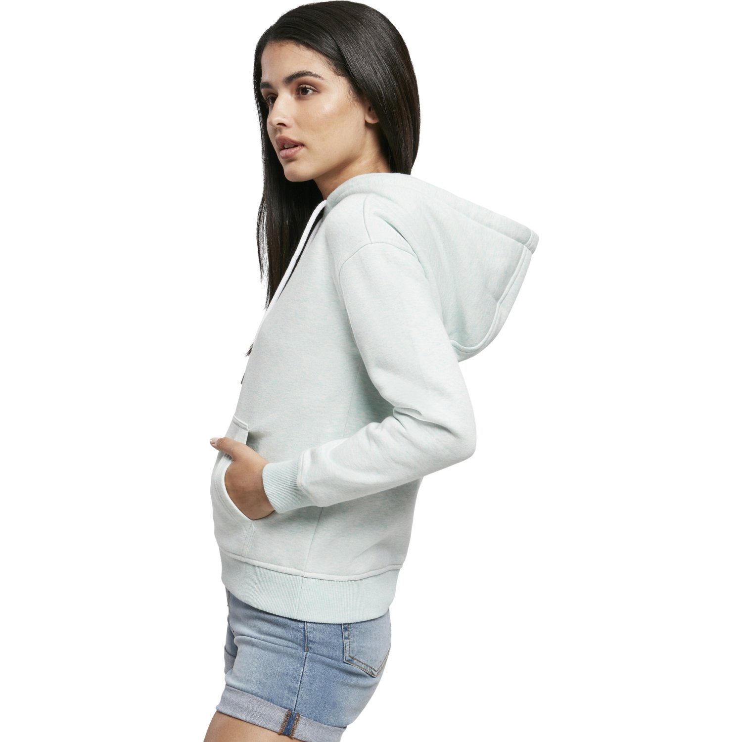Urban Classics Ladies - MELANGE Fleece Hoody