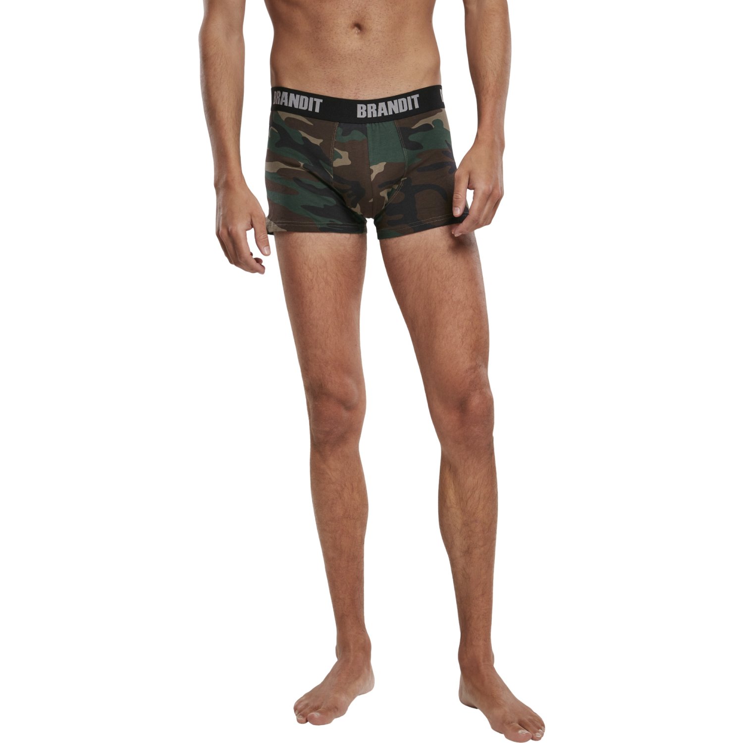 Brandit - Boxer Shorts 2-pack dark / wood camo