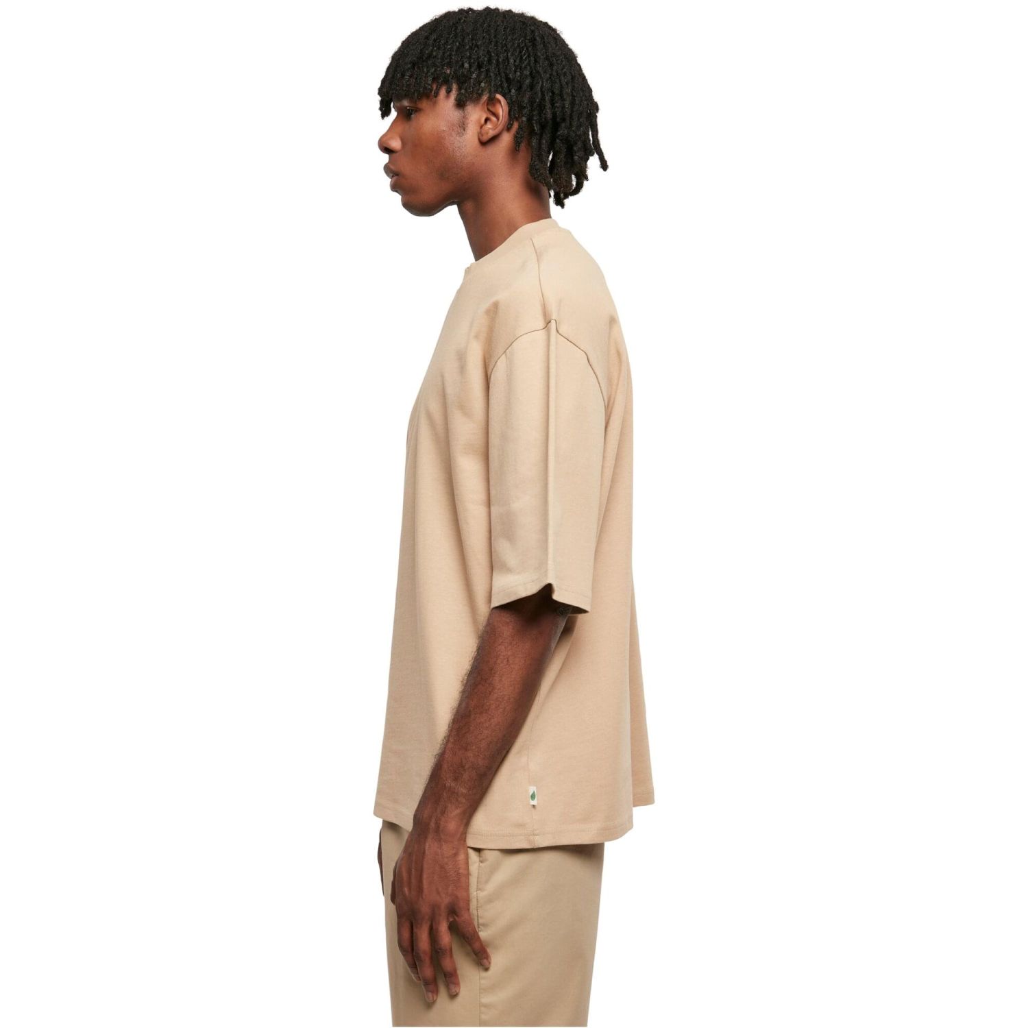 Urban Classics - Organic Oversized Sleeve Shirt beige