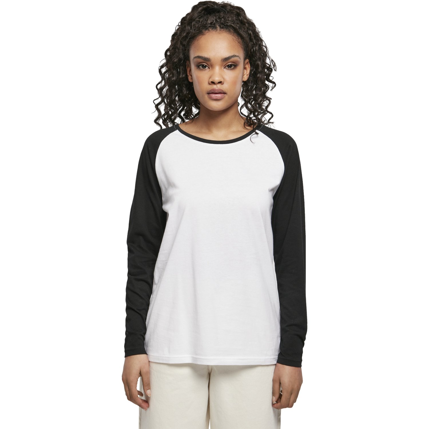 Urban Classics Ladies - RAGLAN Longsleeve charcoal