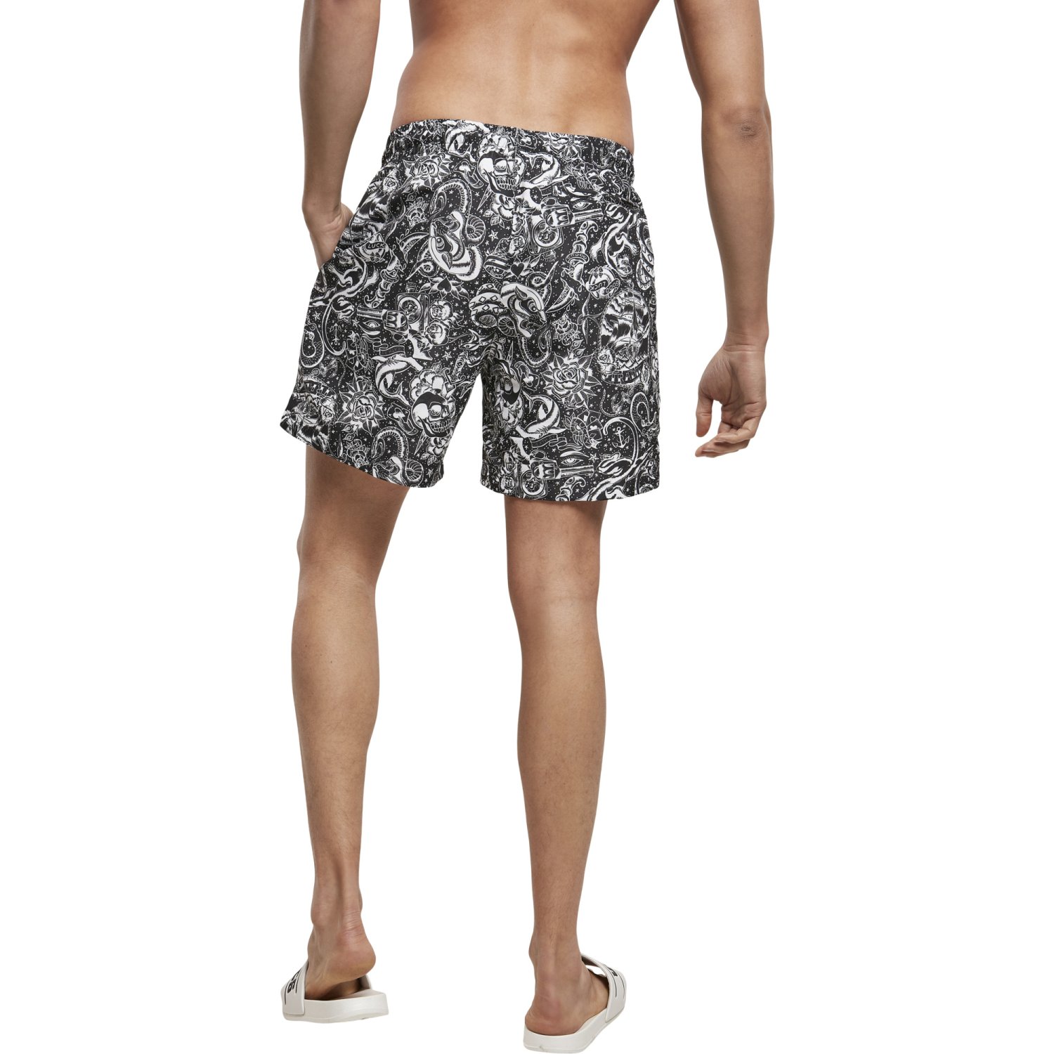Urban Classics - PATTERN Short de bain tattoo