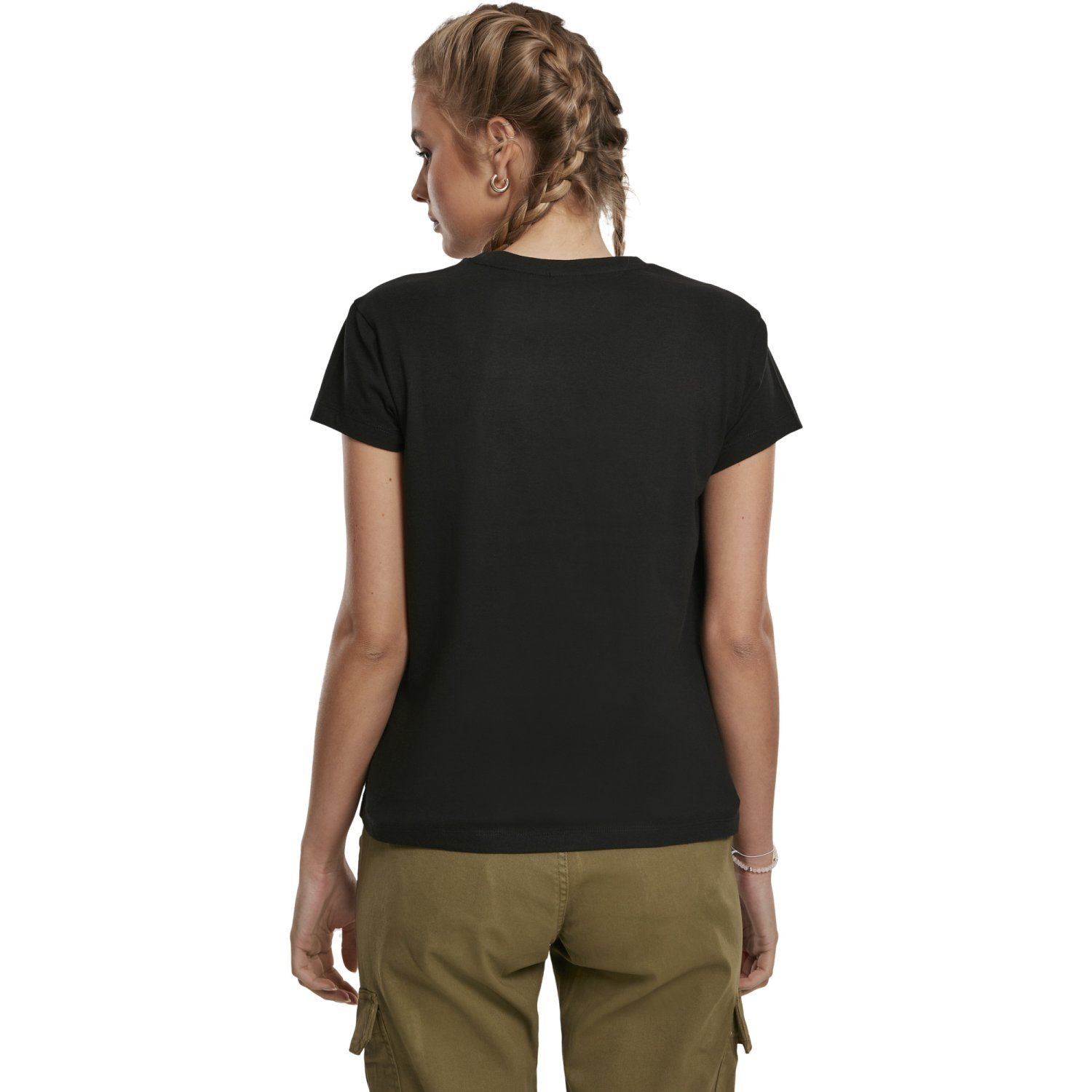 Urban Classics Ladies - Basic Box Top noir