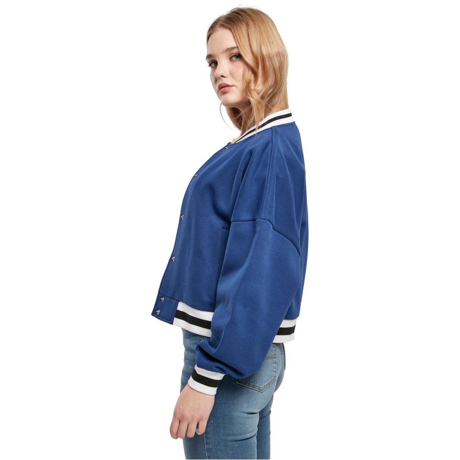 Urban Classics Ladies - Oversized College Sweat Veste royal