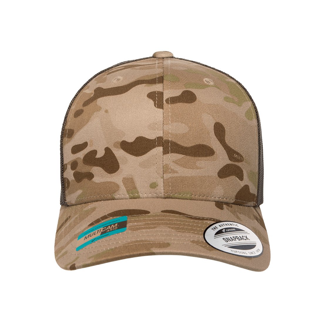 Flexfit RETRO Trucker Snapback Cap - Multicam camo