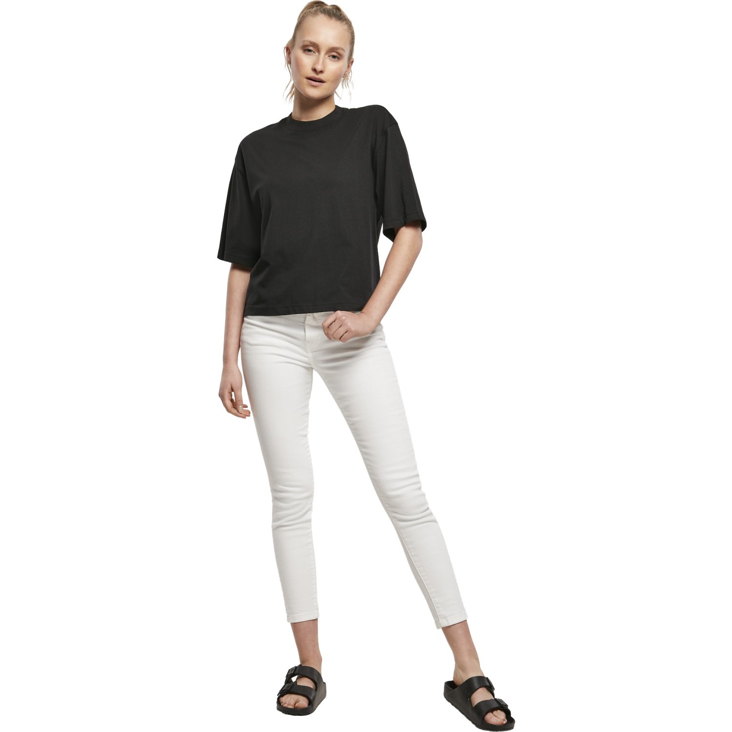 Urban Classics Ladies - Oversized Organic Shirt black