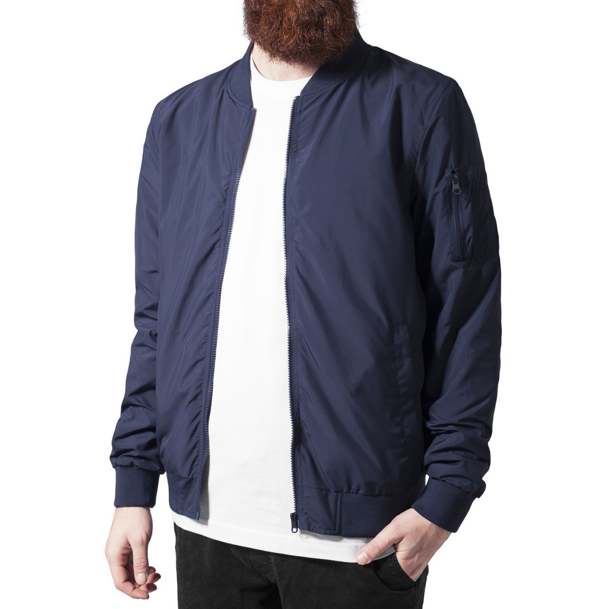 Urban Classics - LIGHT BOMBER Jacket navy