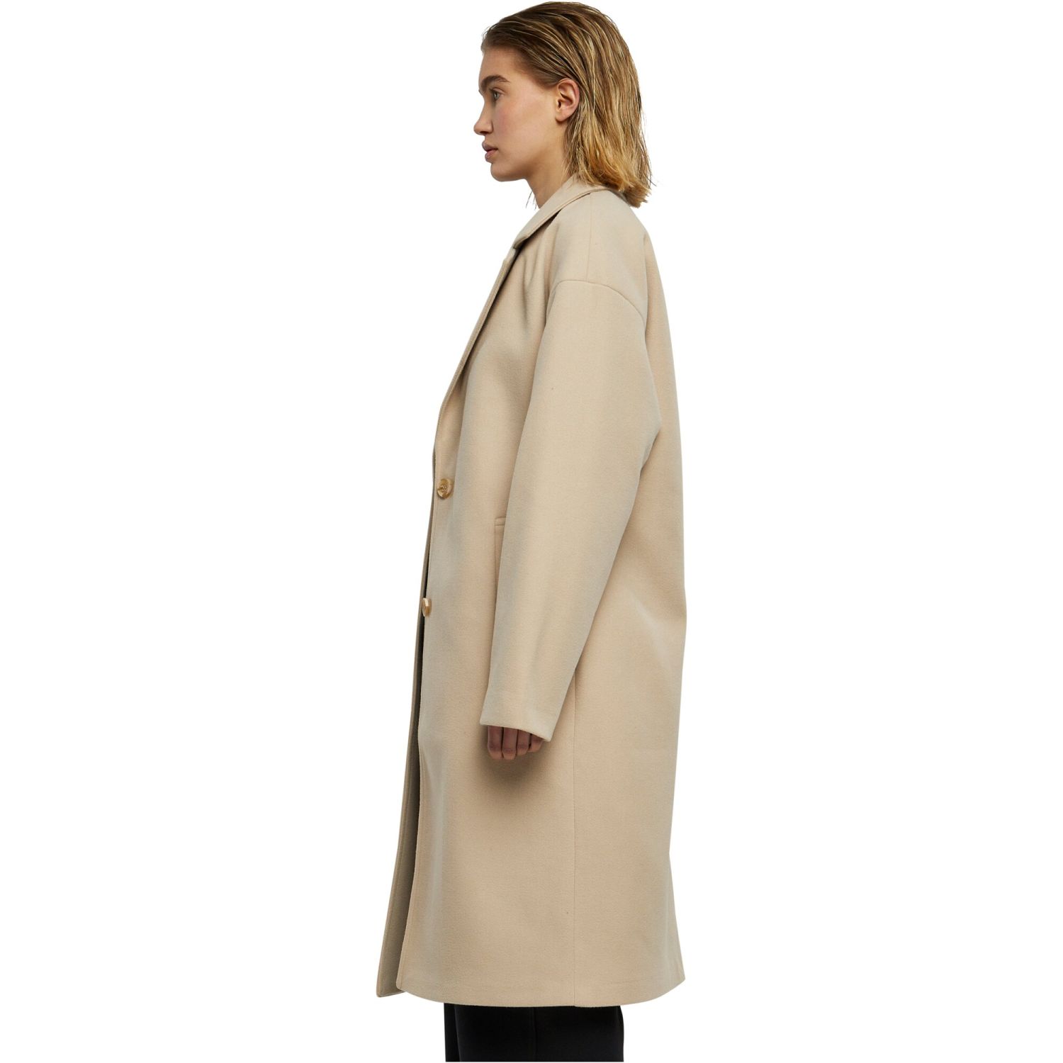 Urban Classics Ladies - Oversized Long Coat sand