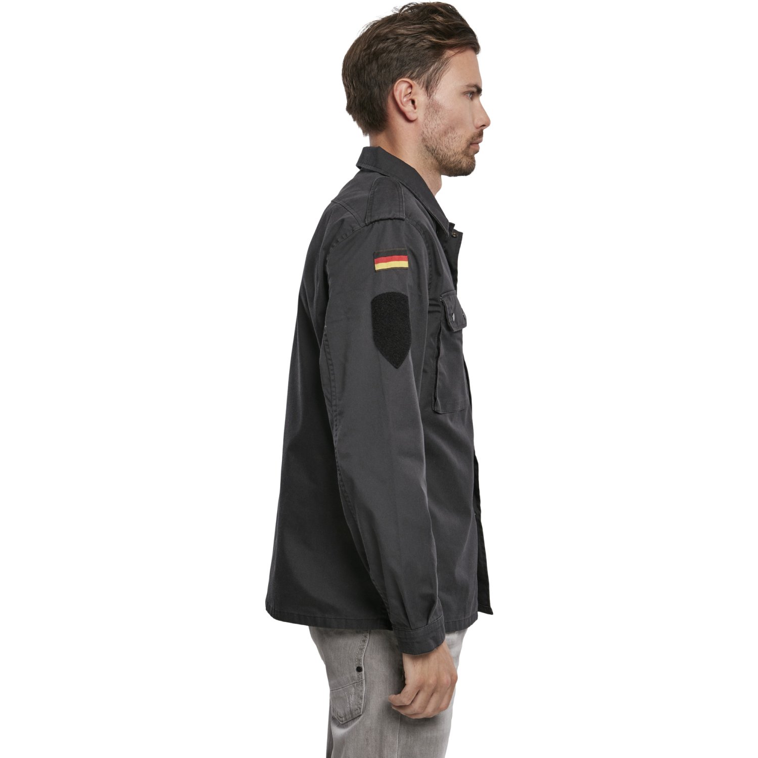 Brandit - BW Field Blouse Zip Shirt black