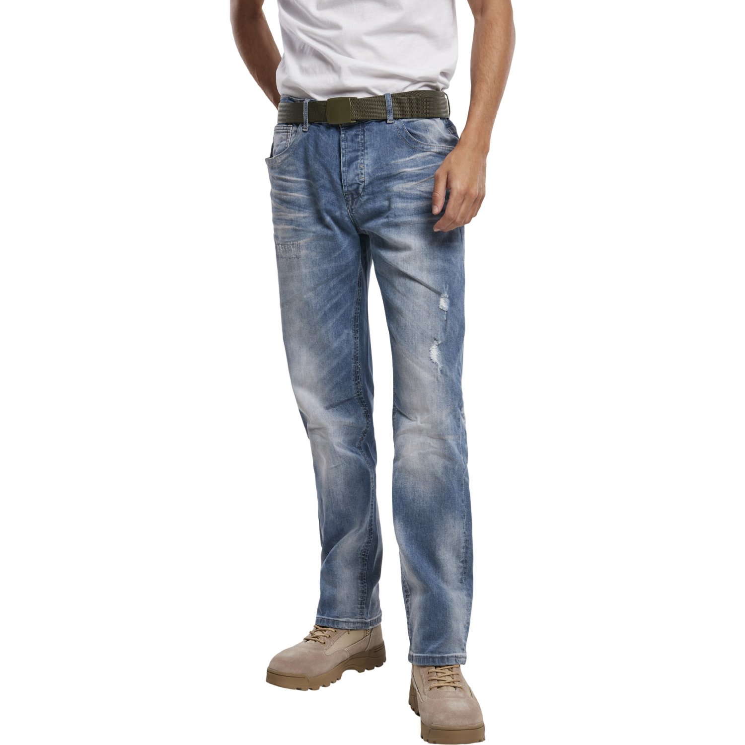 Brandit WILL No.1 Slim-Fit Stretch Denim Jeans used look