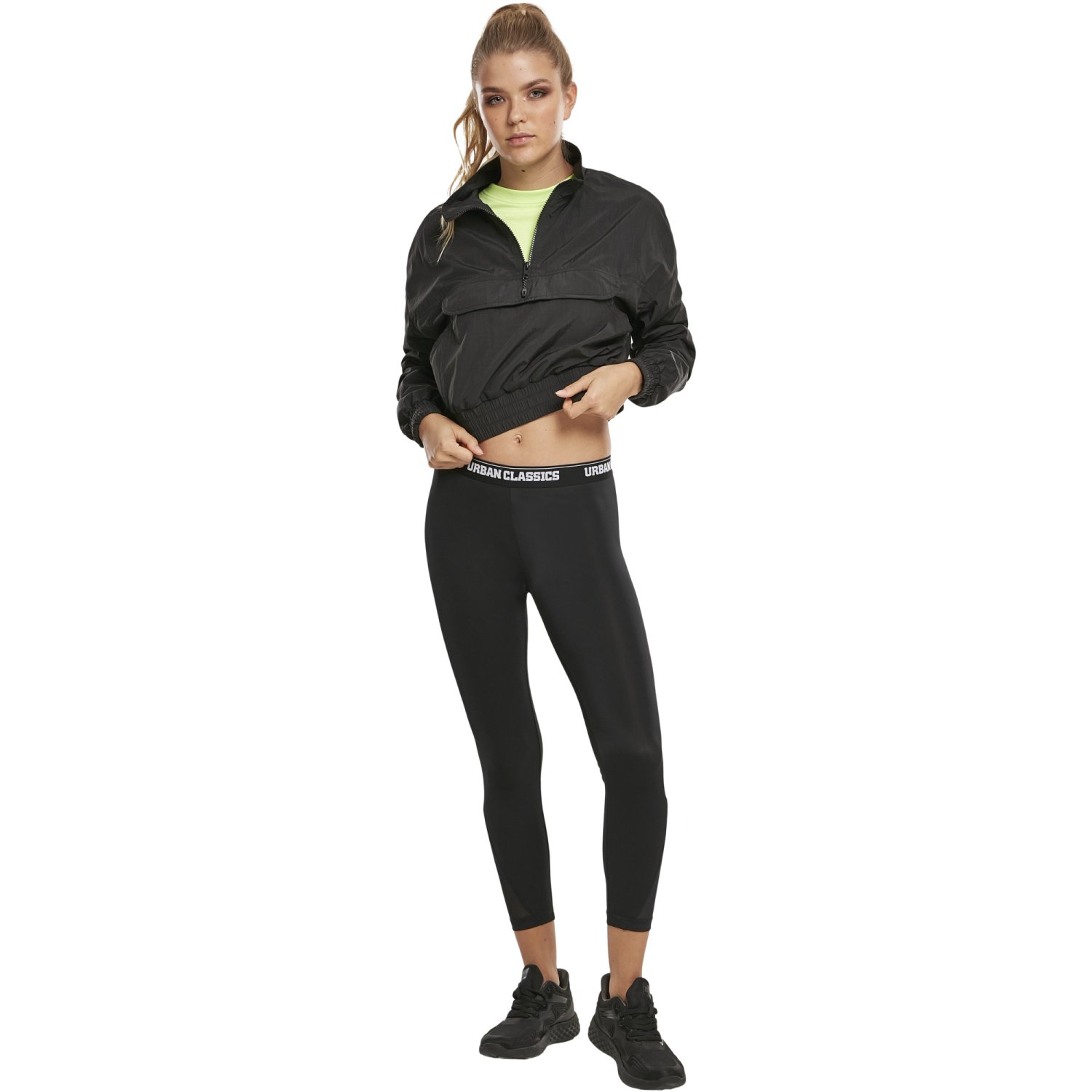 Urban Classics Ladies - Crinkle Pull Over Jacket