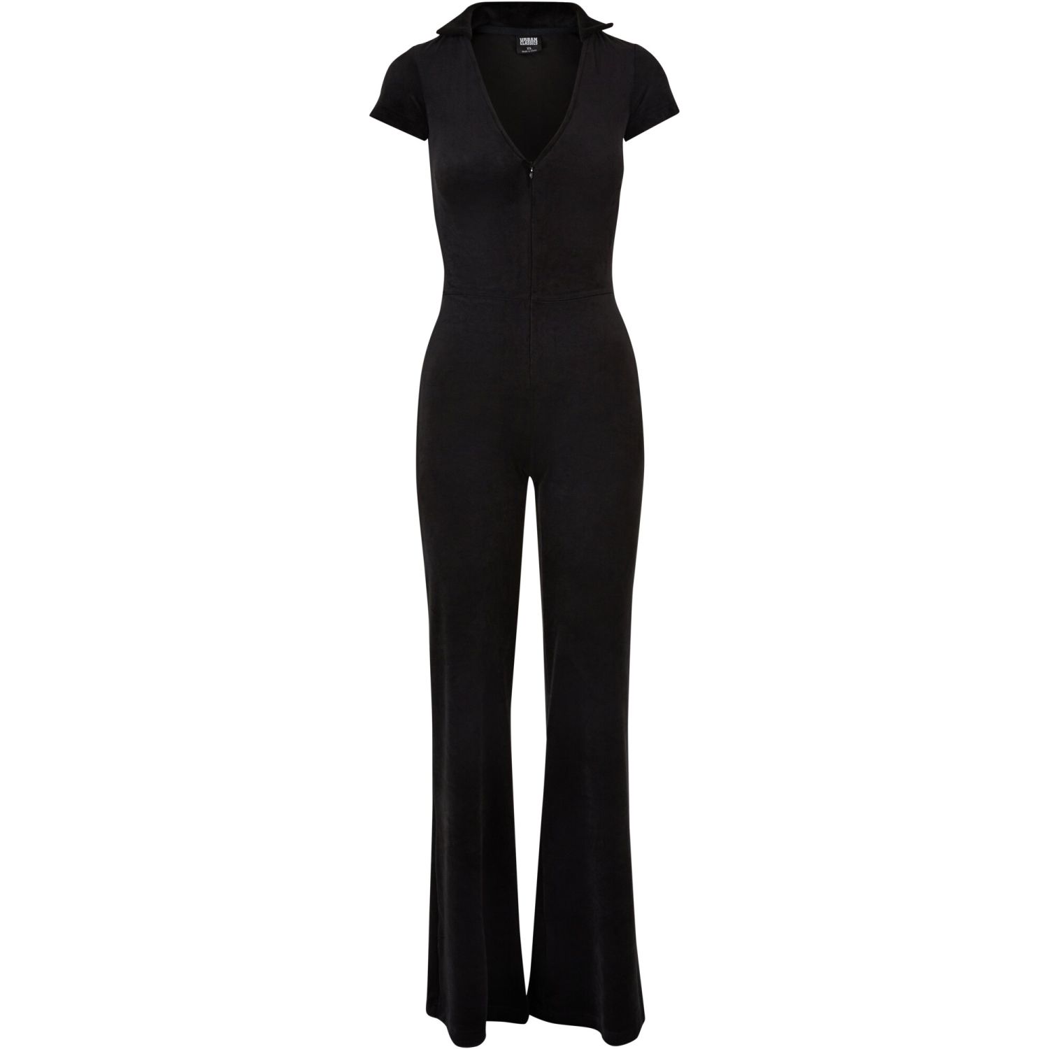 Urban Classics Ladies - Velvet Jumpsuit noir