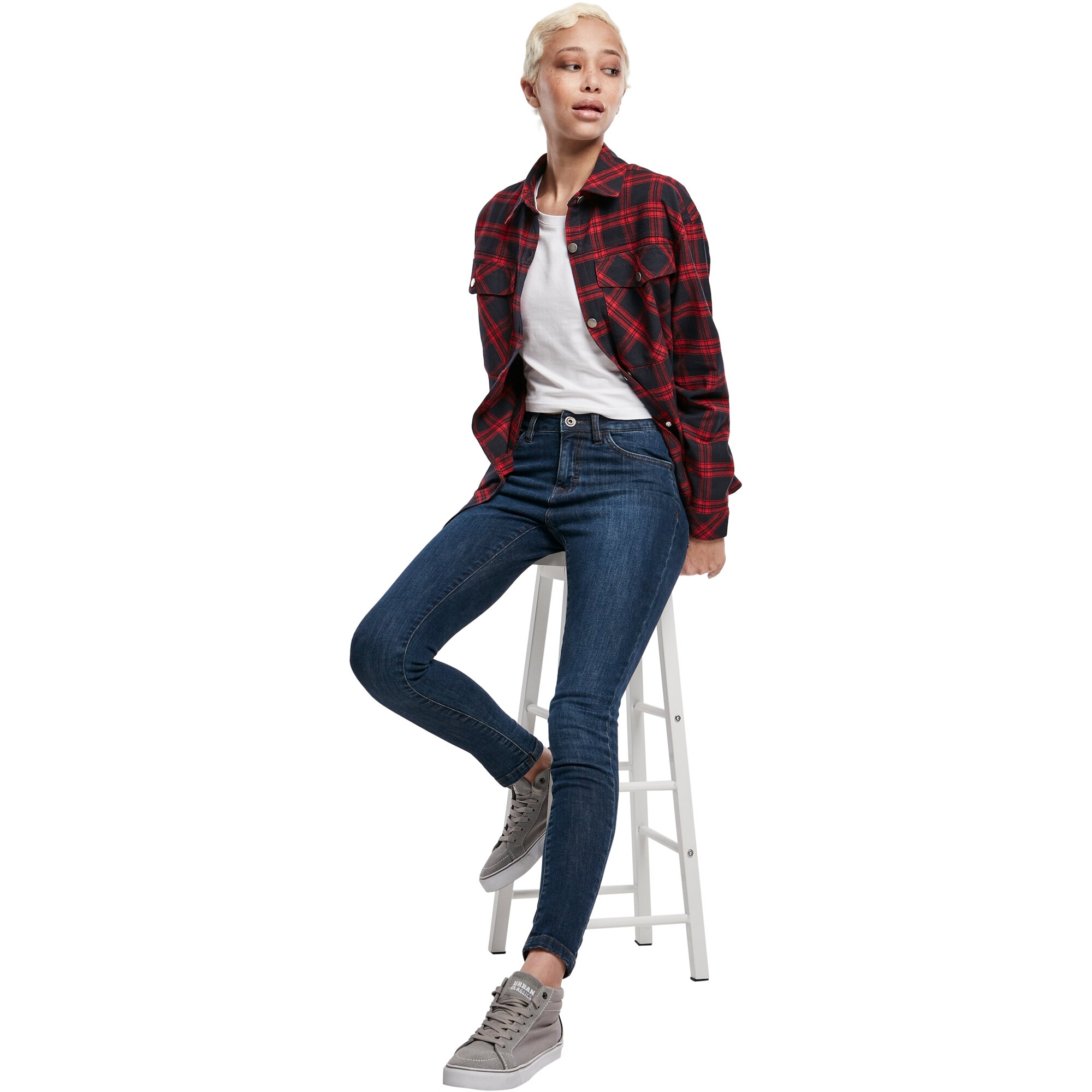 Urban Classics Femme - FLANELL Oversized Shirt