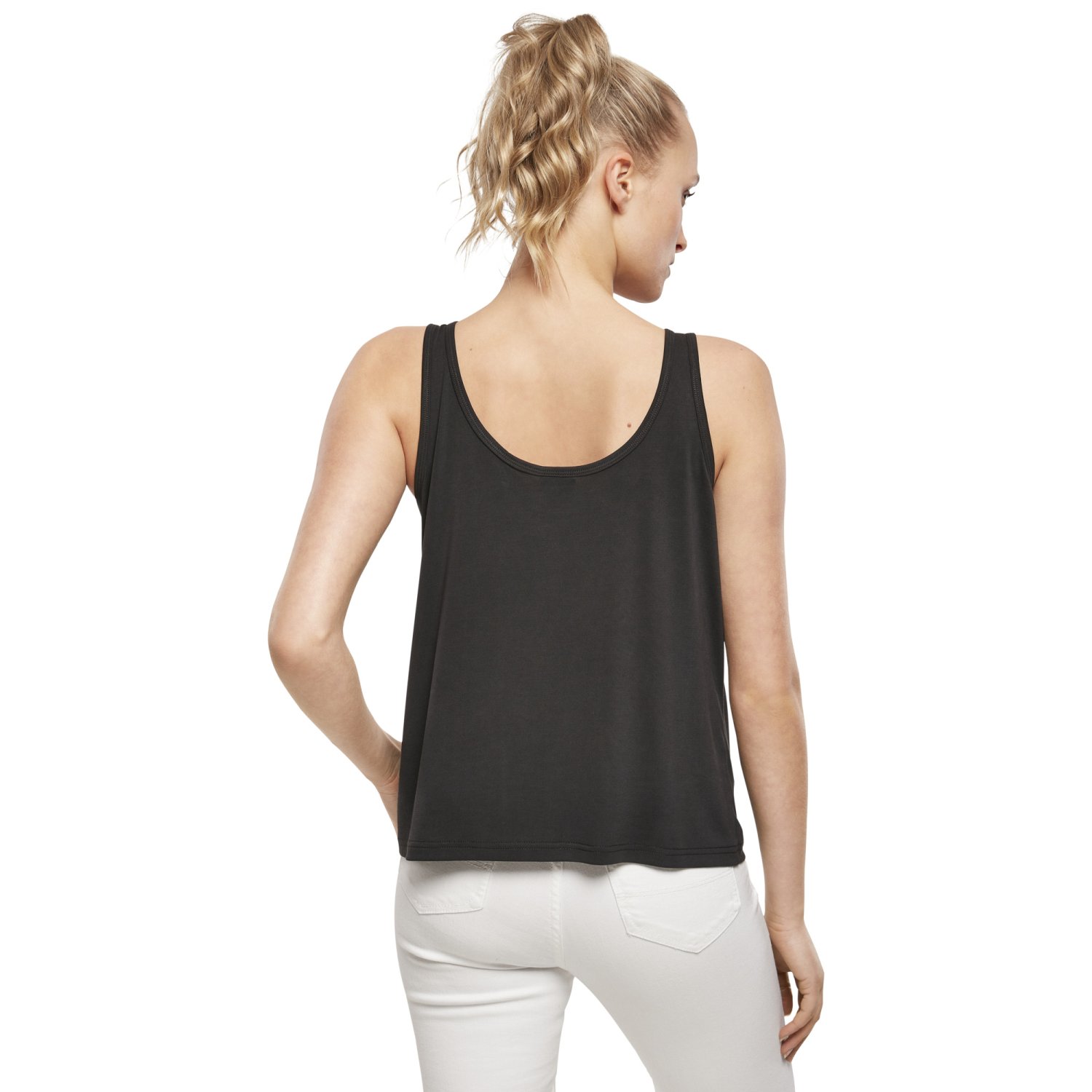 Urban Classics Femme - LOOSE Modal Débardeur noir