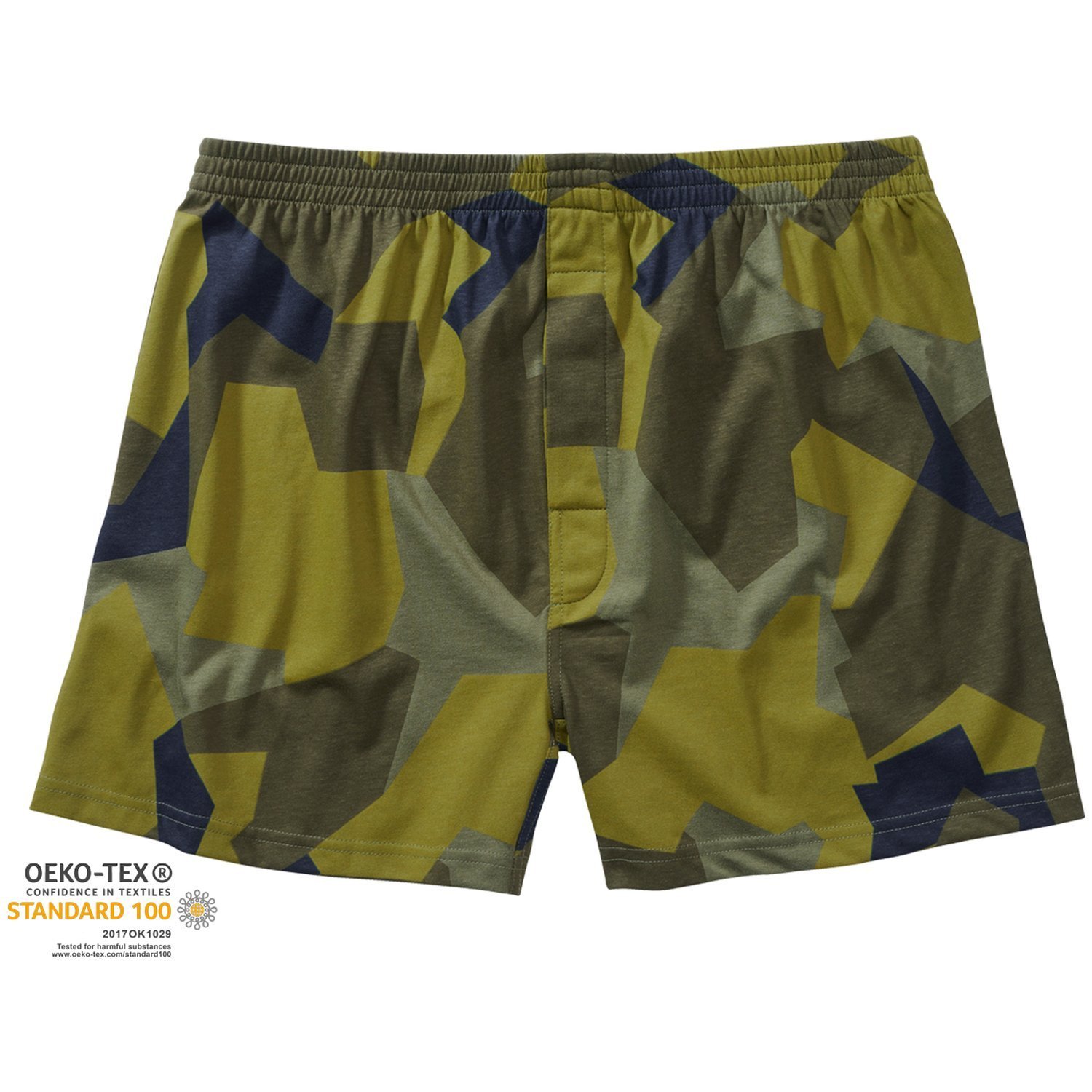 Brandit - Loose-Fit Boxer Shorts swedish camo