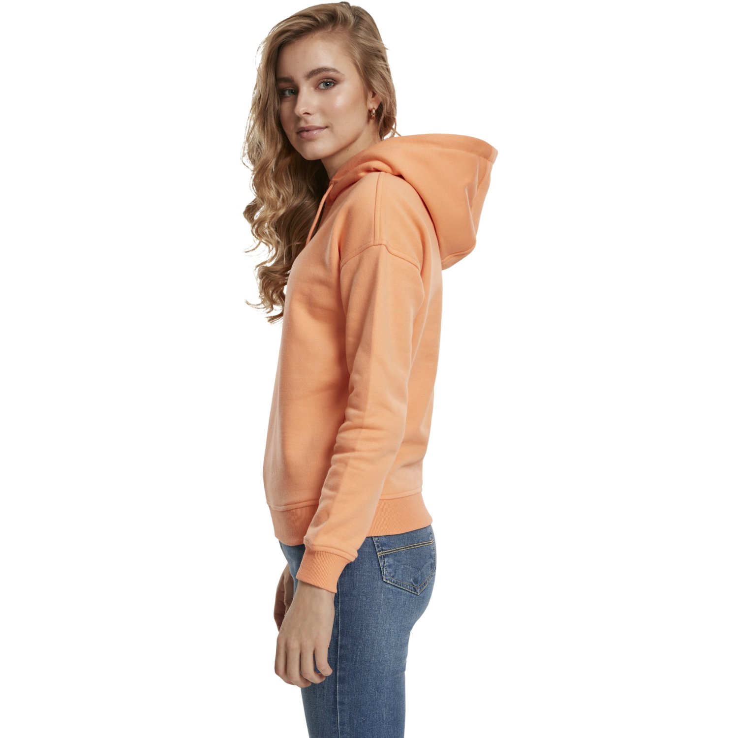 Urban Classics Ladies - BASIC Hoody papaya