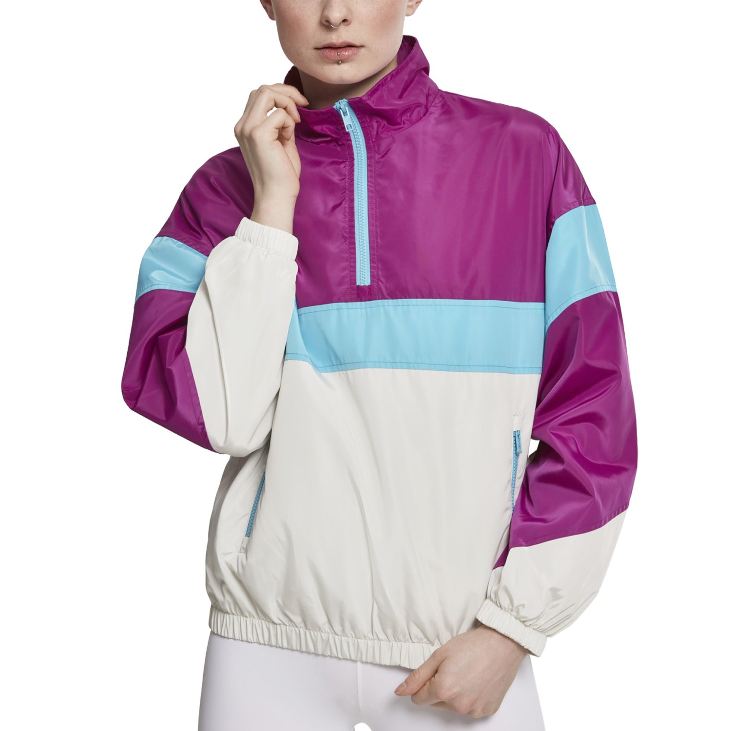 Urban Classics Ladies - PULL OVER Stand Up Collar Veste