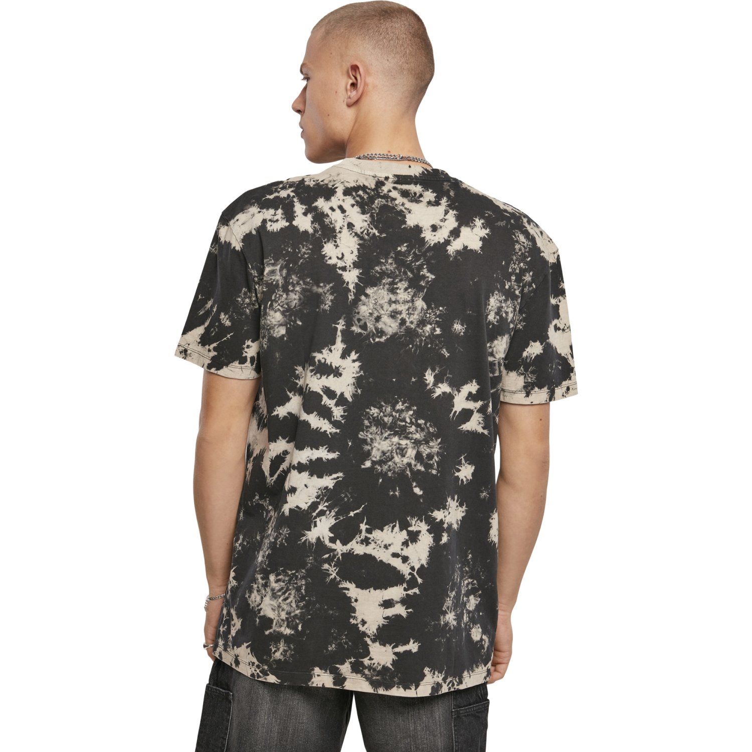 Urban Classics - Bleached T-Shirt black