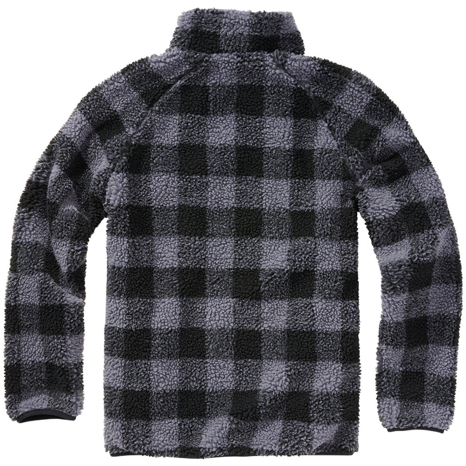 Brandit - Teddyfleece Troyer Sweater noir / gris